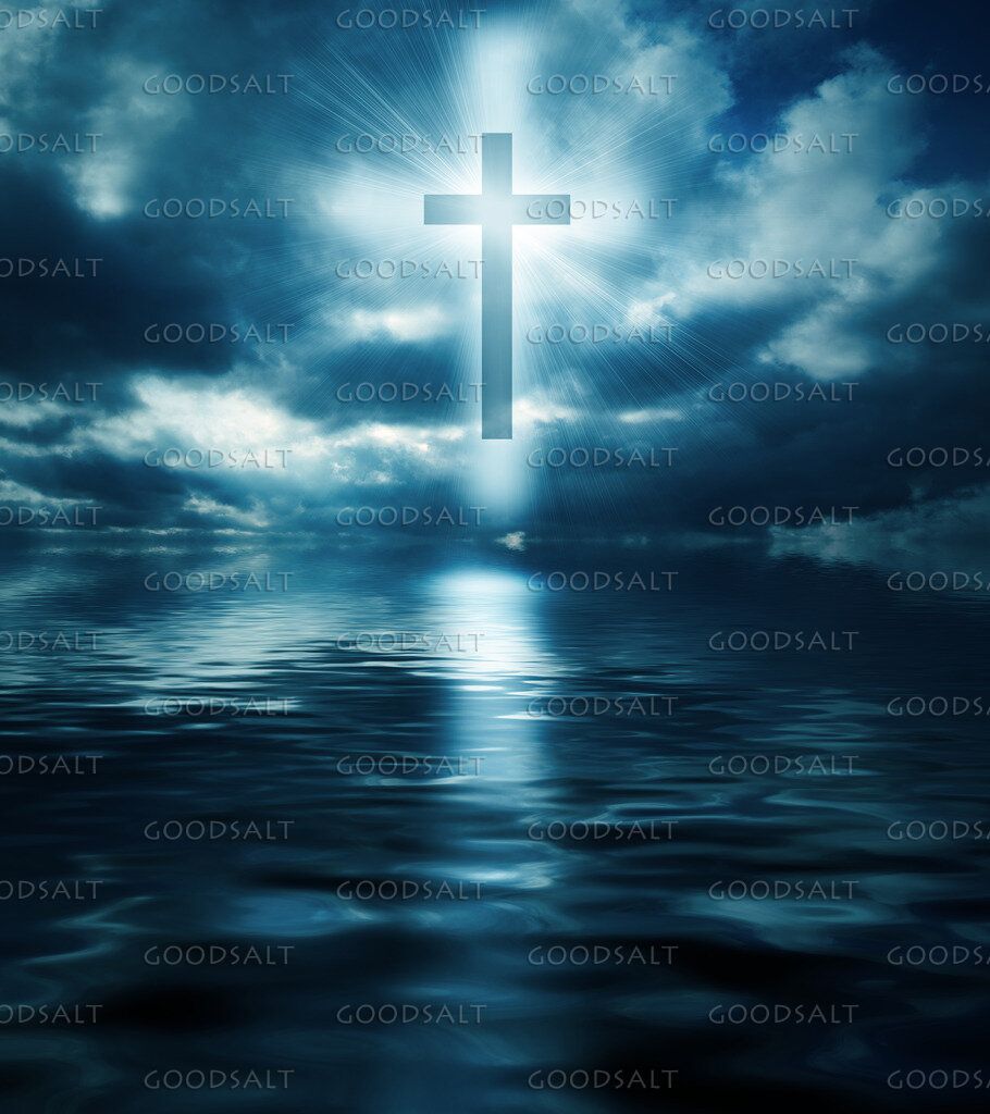 910x1024 Glowing Cross