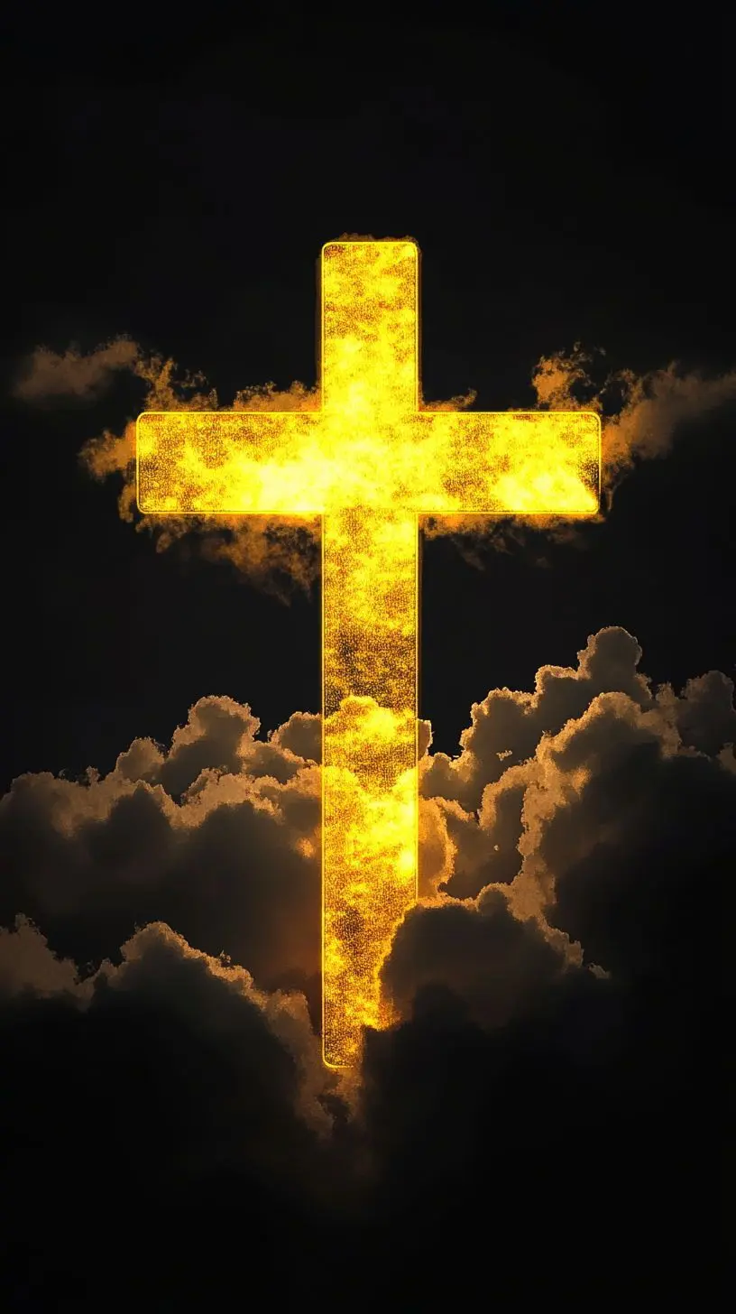 816x1456 Jesus Cross 4k Phone Wallpaper