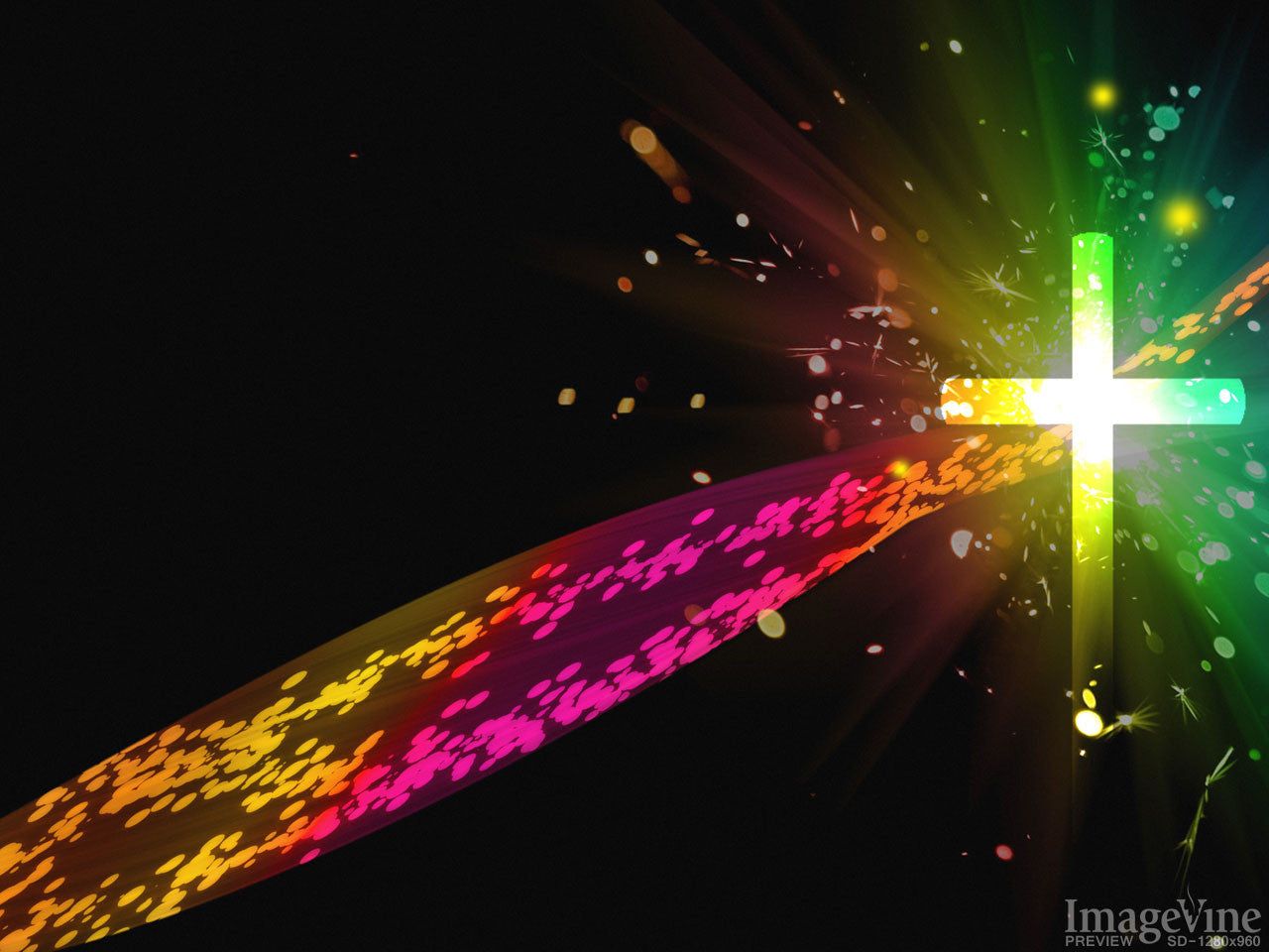 1280x960 Abstract Cross Background