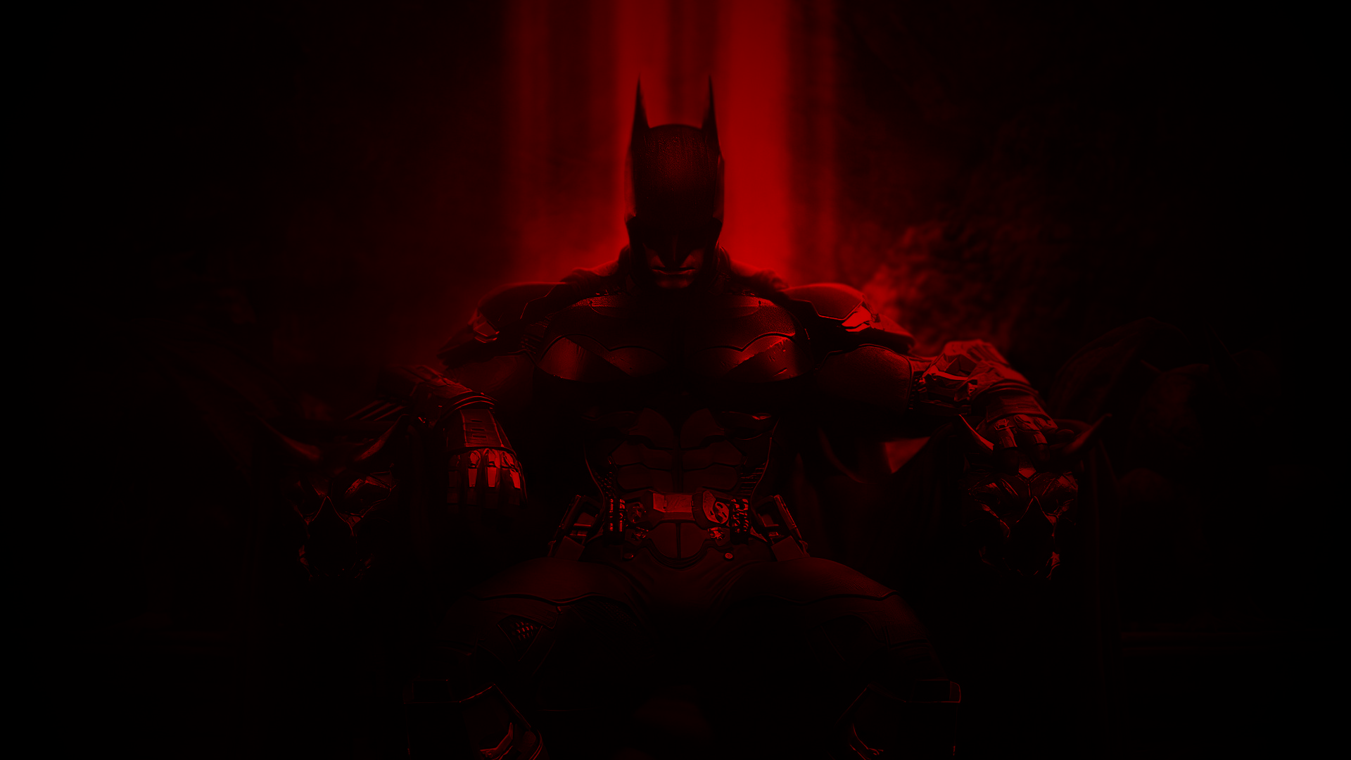 1920x1080 Batman Red And Black Wallpaper