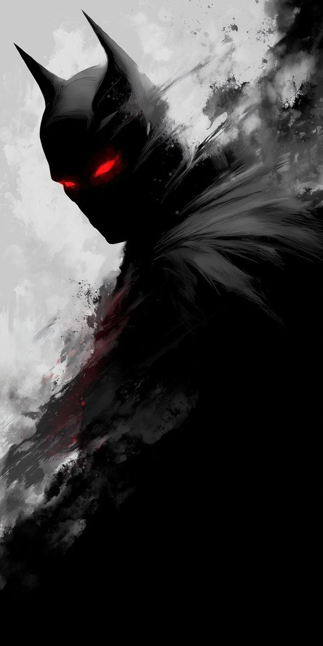 660x1320 Red and black aesthetic wallpaper iphone. New nature wallpaper, Dark batman, Batman phone wallpaper