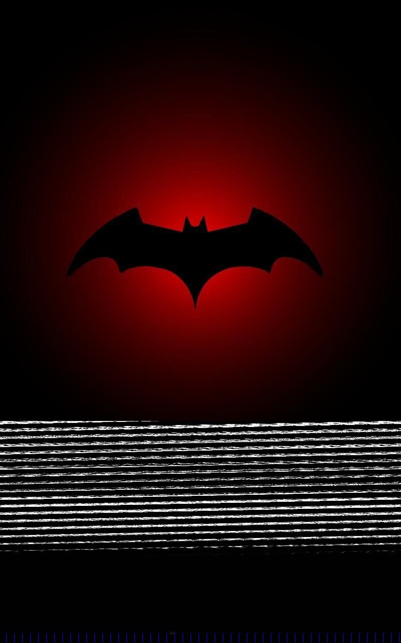 800x1280 Batman Red And Black Wallpaper