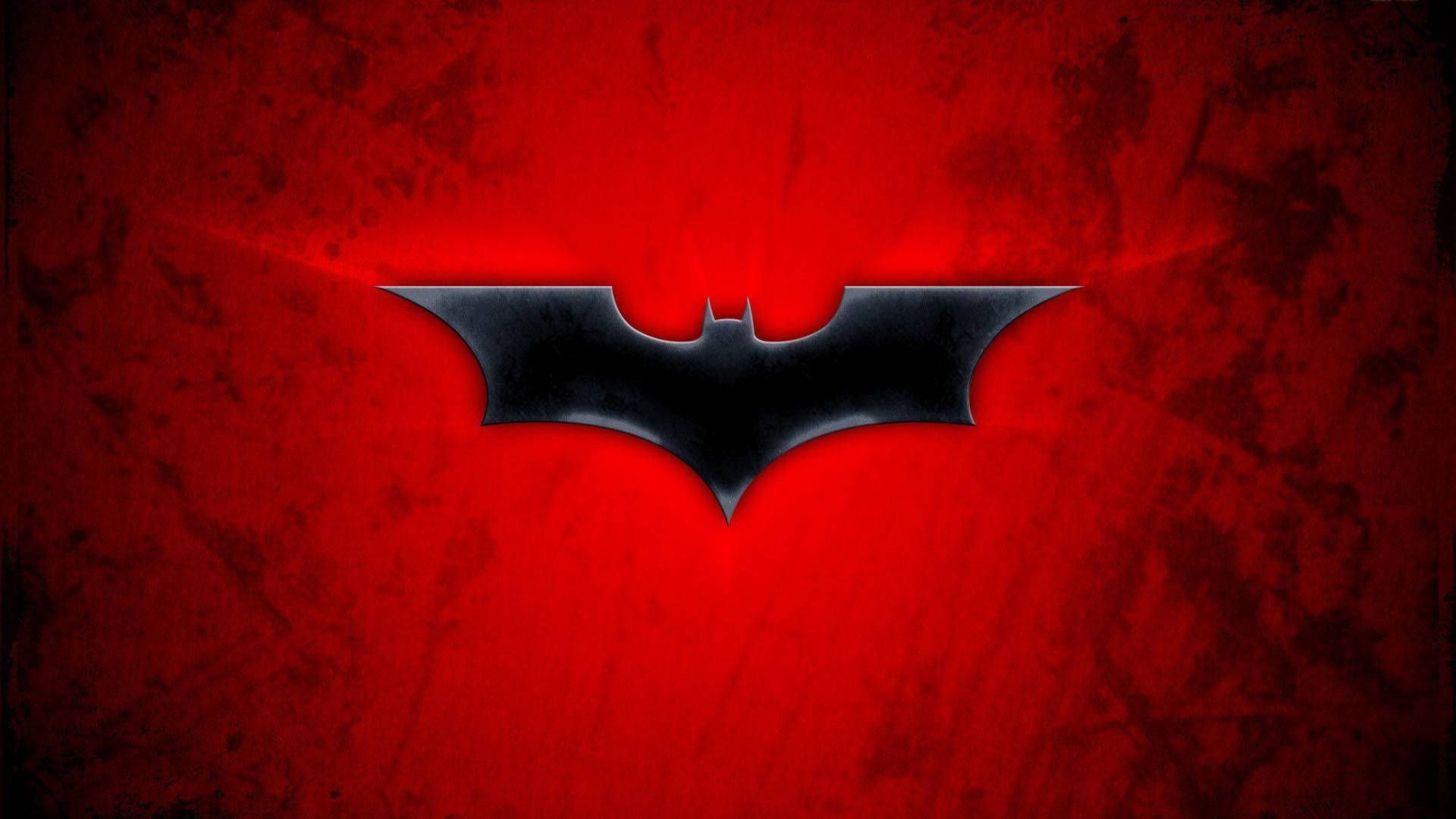 1920x1080 Download Red Dope Batman Logo Wallpaper