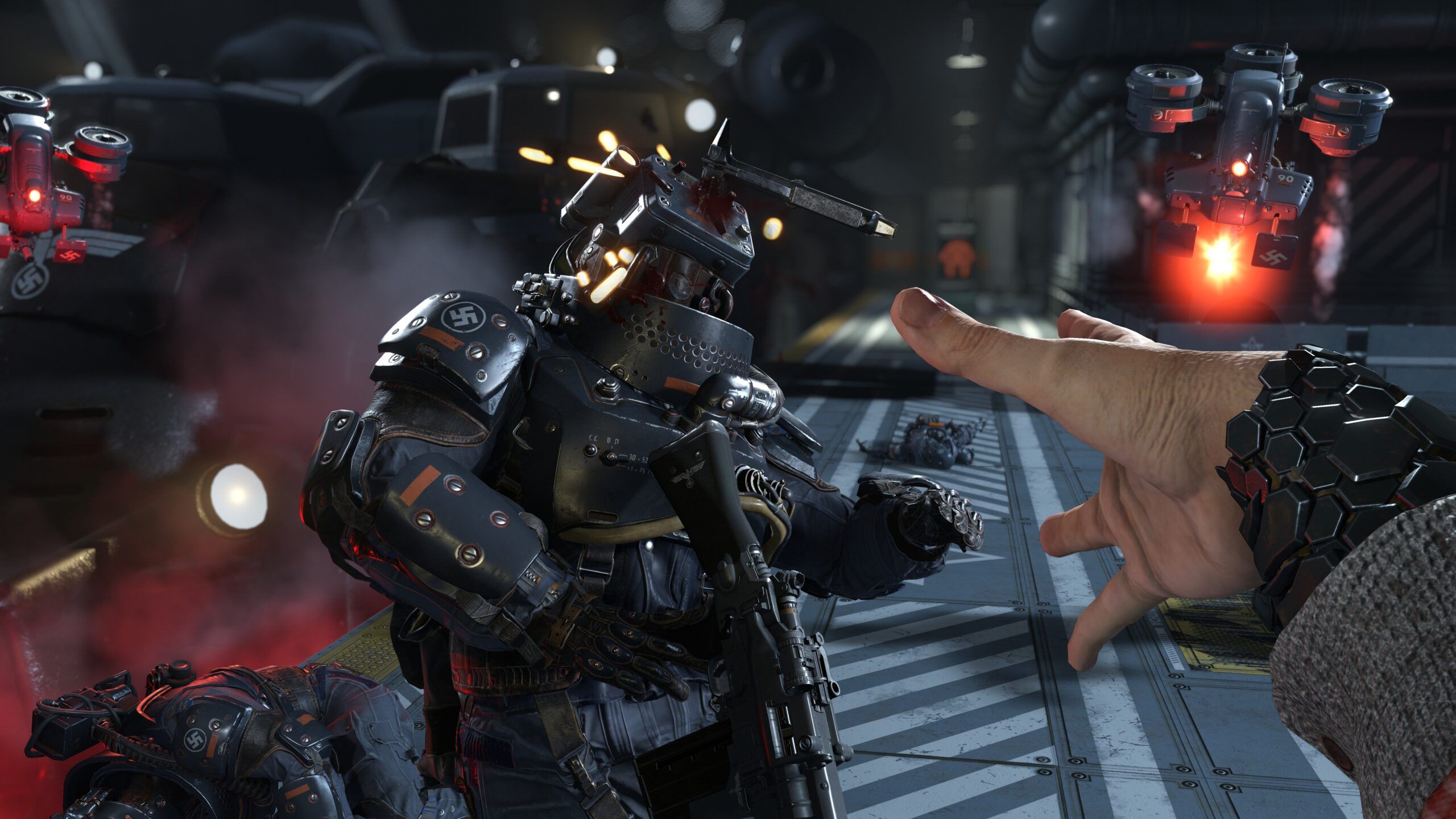 2560x1440 Wolfenstein II: The New Colossus Hands On Preview Go Gadget, Stilts!