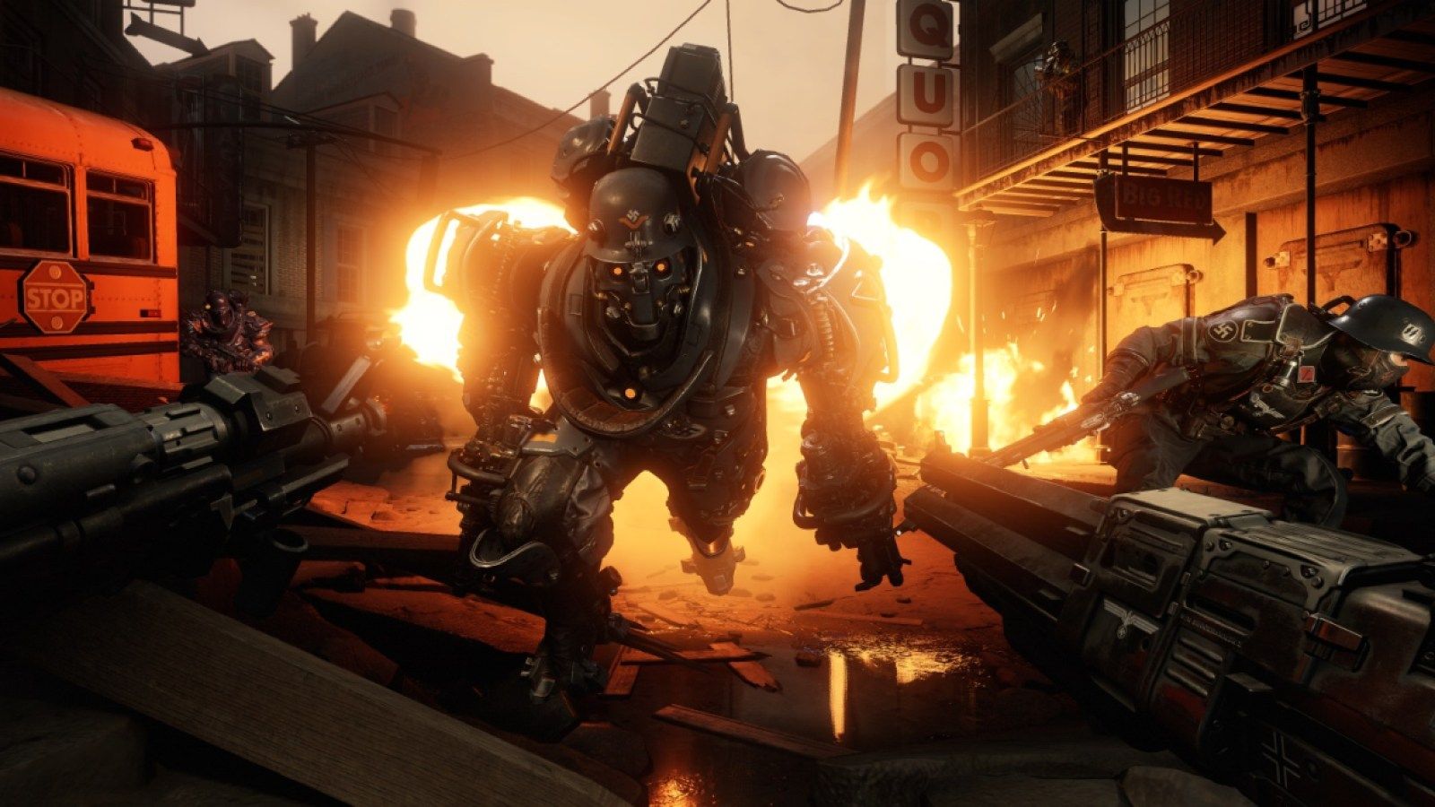1600x900 Review: 'Wolfenstein 2' Stays True To Its Nazi Stomping Roots