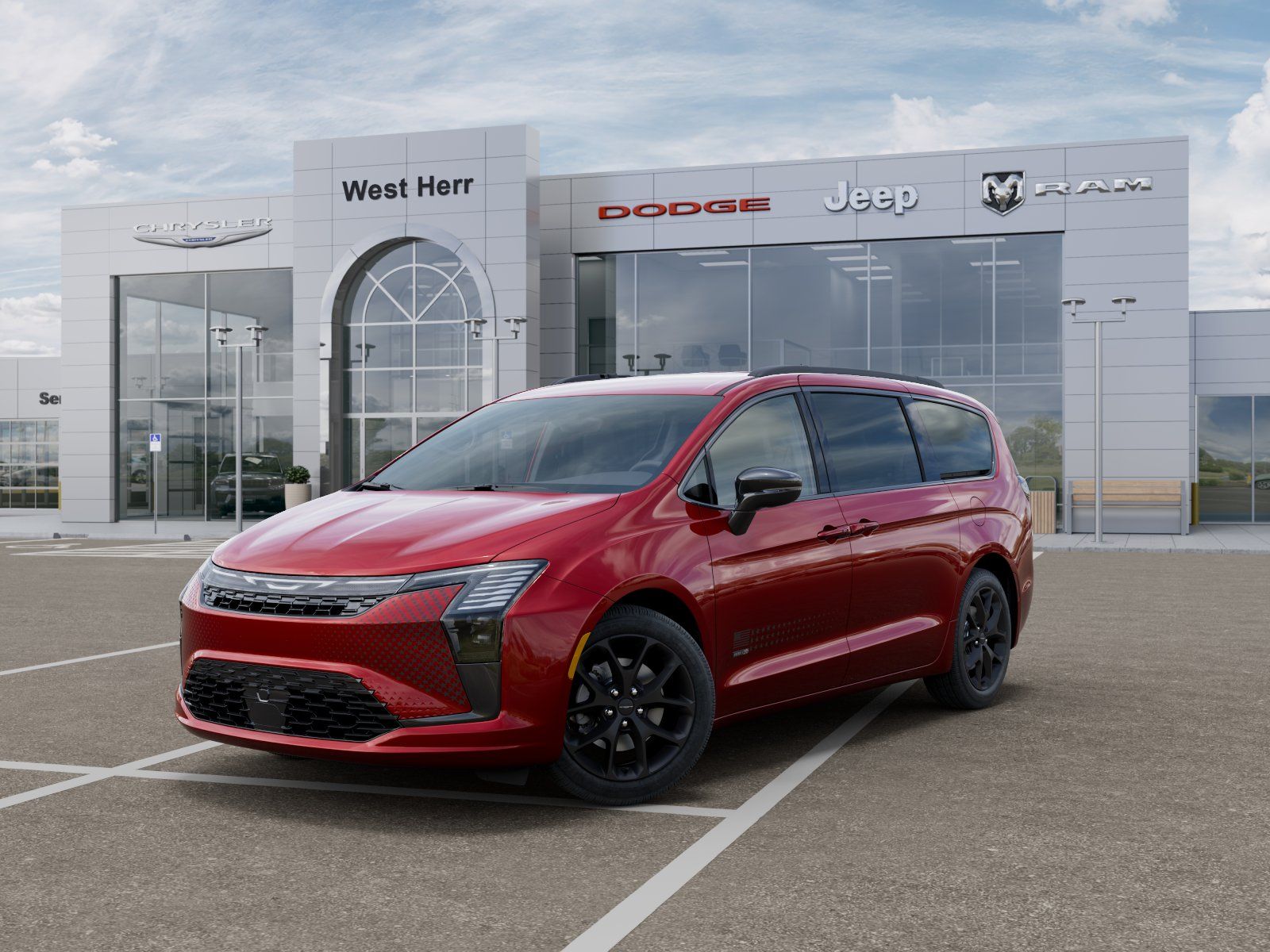 1600x1200 New 2027 Chrysler Pacifica Select Passenger Van in #DRK270049. West Herr Auto Group