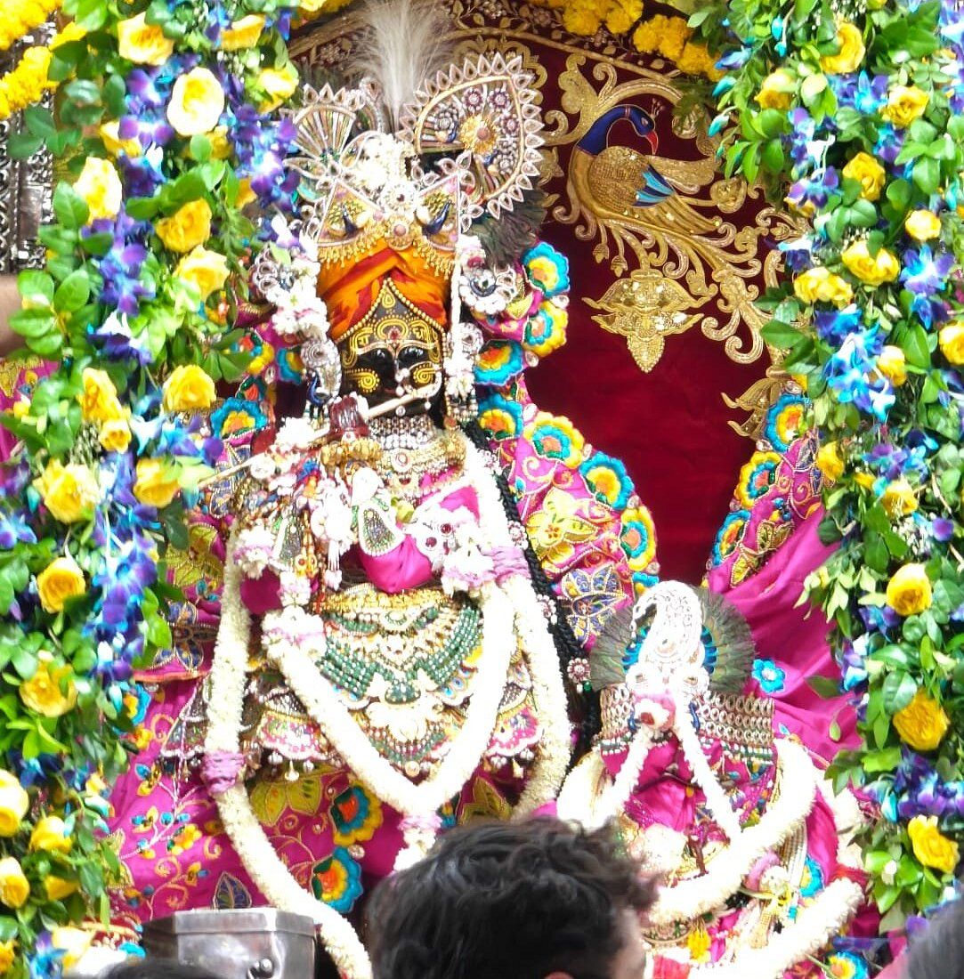 1083x1100 Sri Radhavallabh Vrindavan Temple, Mathura