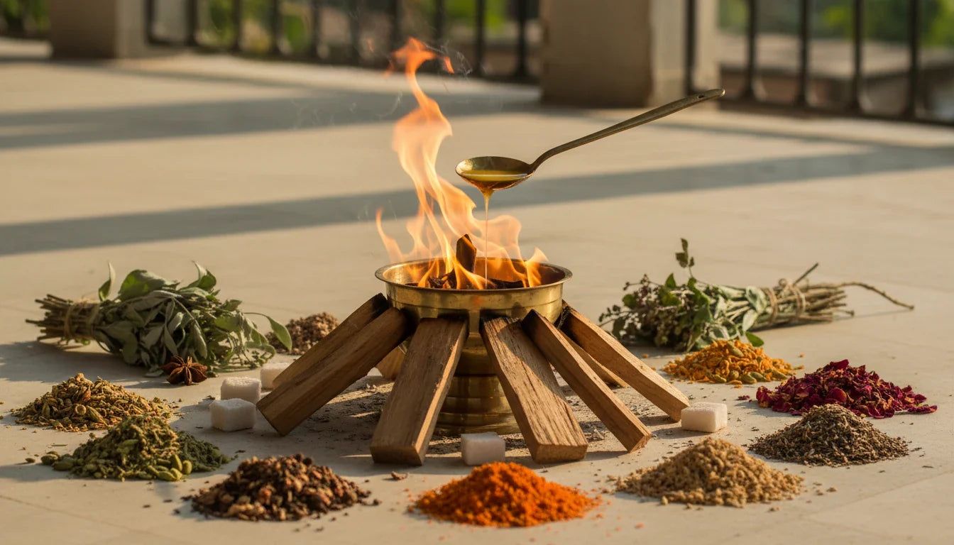 1344x768 Havan (Hawan) Benefits at Home: Best Time and Method