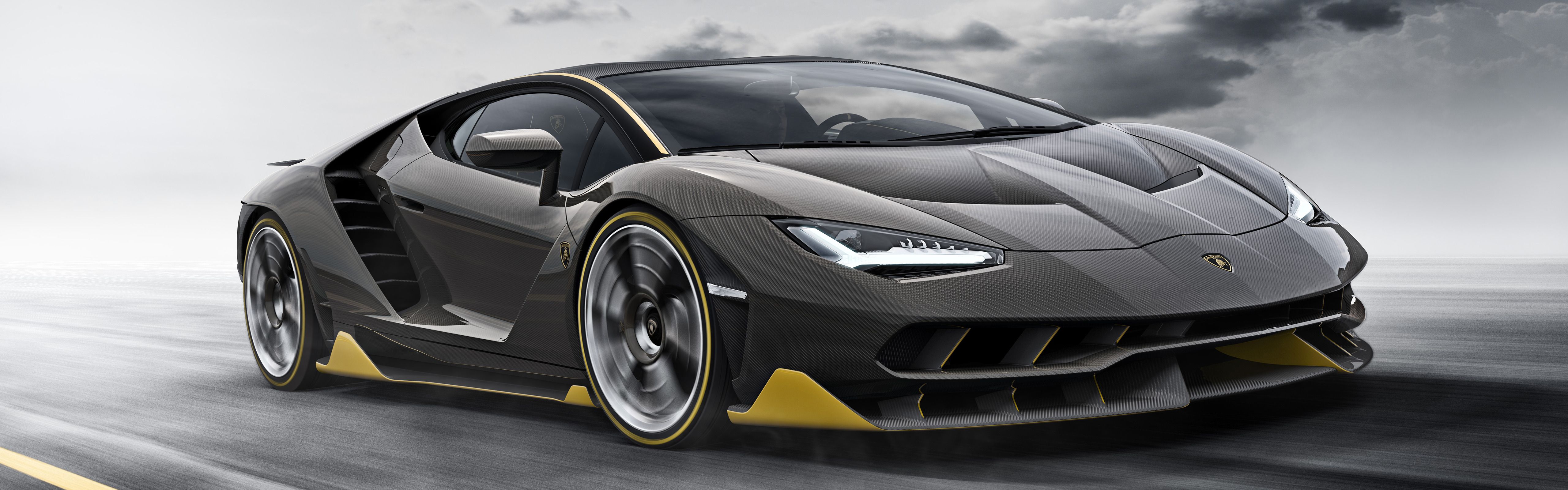 5120x1600 Lamborghini Centenario LP770 Car, Vehicle, Super Car, Motion Blur, Dual Monitors, Multiple Display, Road Wallpaper HD / Desktop and Mobile Background