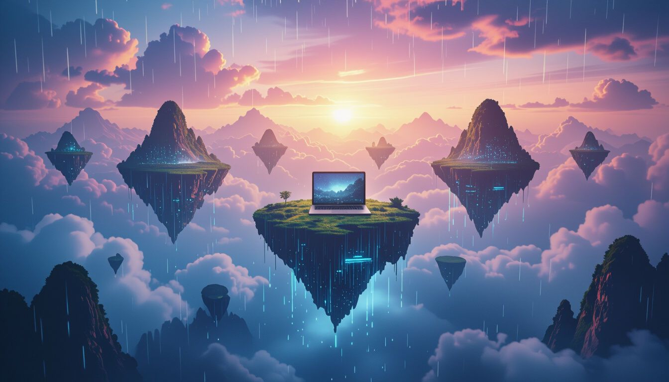 1344x768 Cyber Y2k Wallpaper Laptop