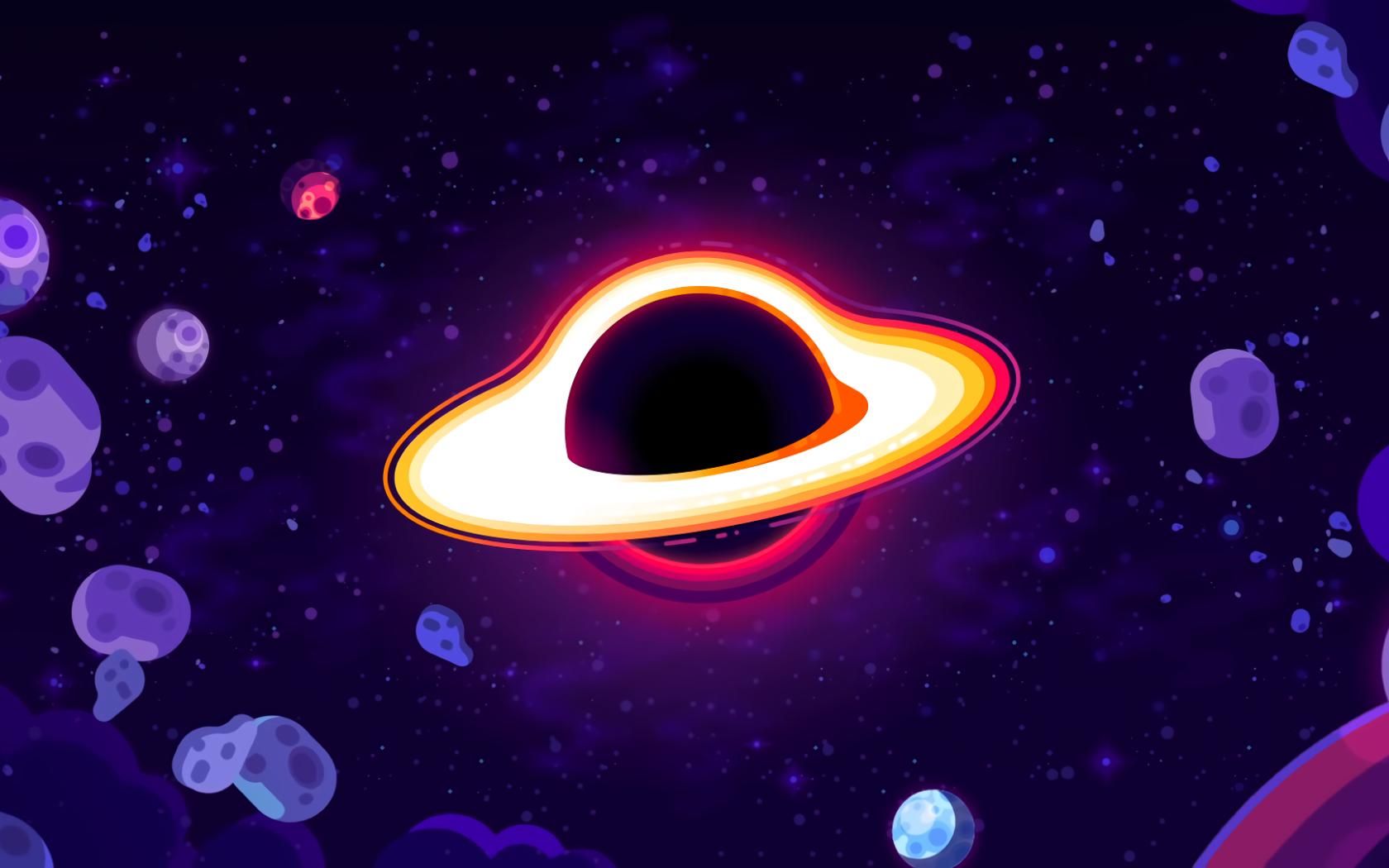 1680x1050 Minimal black hole [1680x1050]