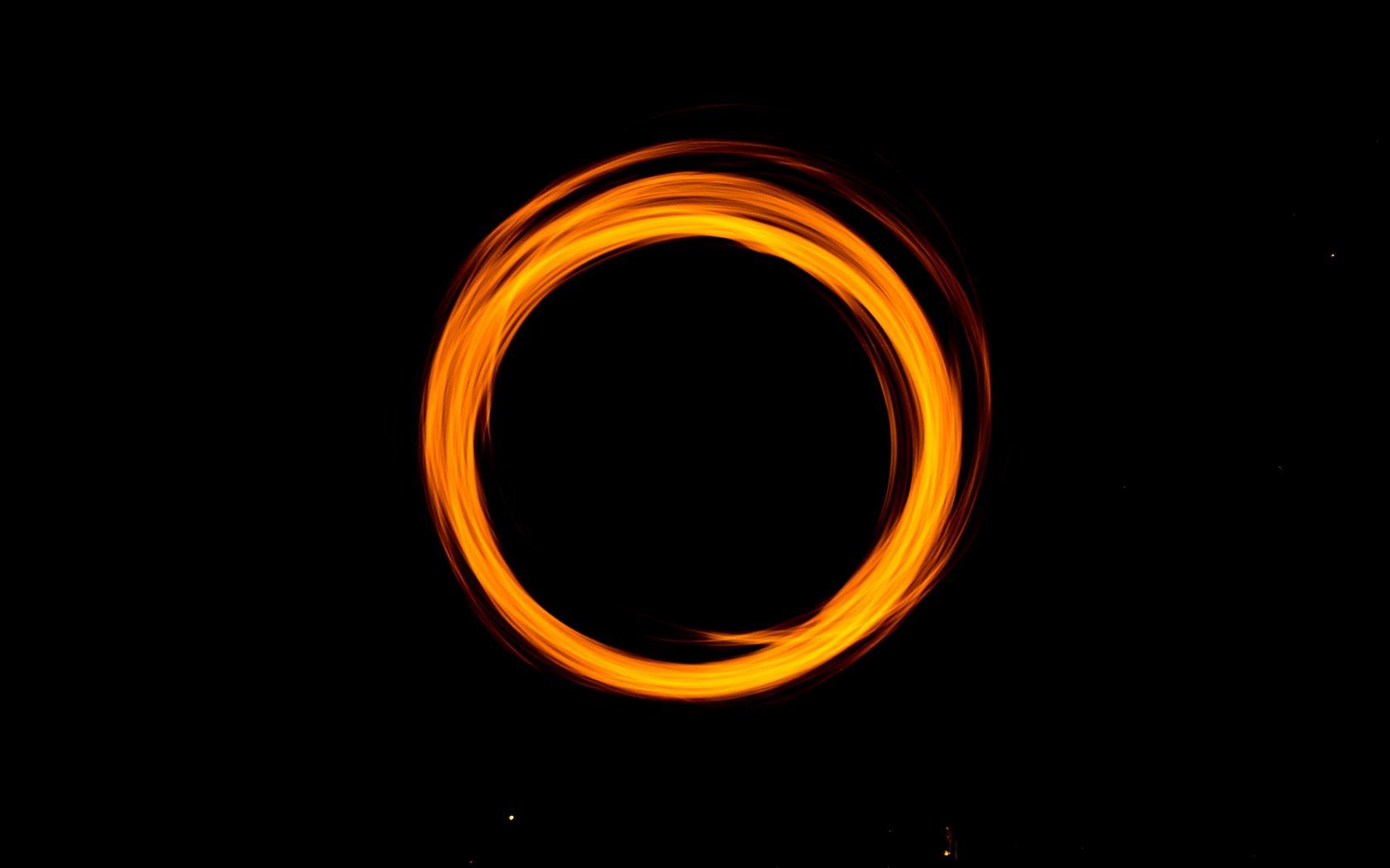 1680x1050 Download wallpaper 1680x1050 circle, light, portal, dark background widescreen 16:10 HD background