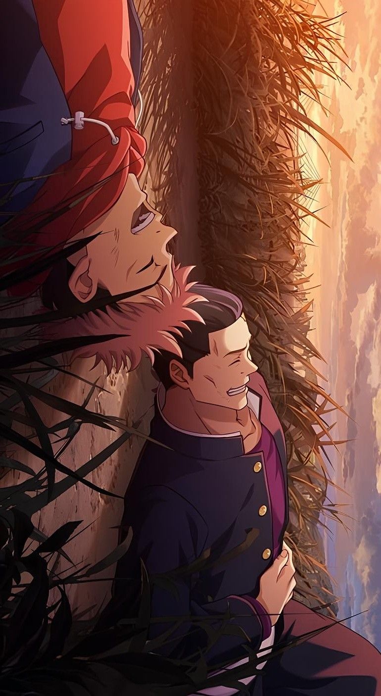 770x1406 Yuji And Todo Wallpaper