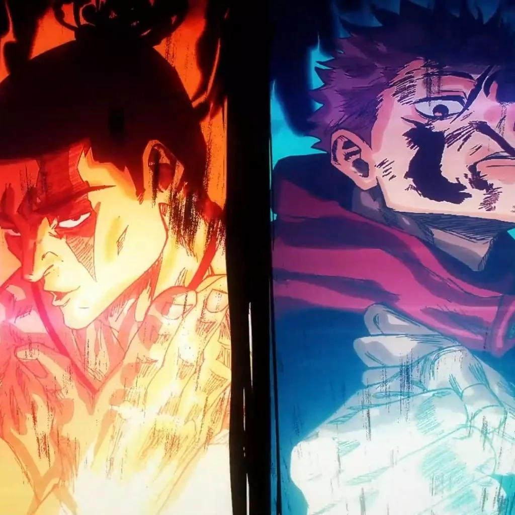 1024x1024 Itadori And Todo Wallpaper