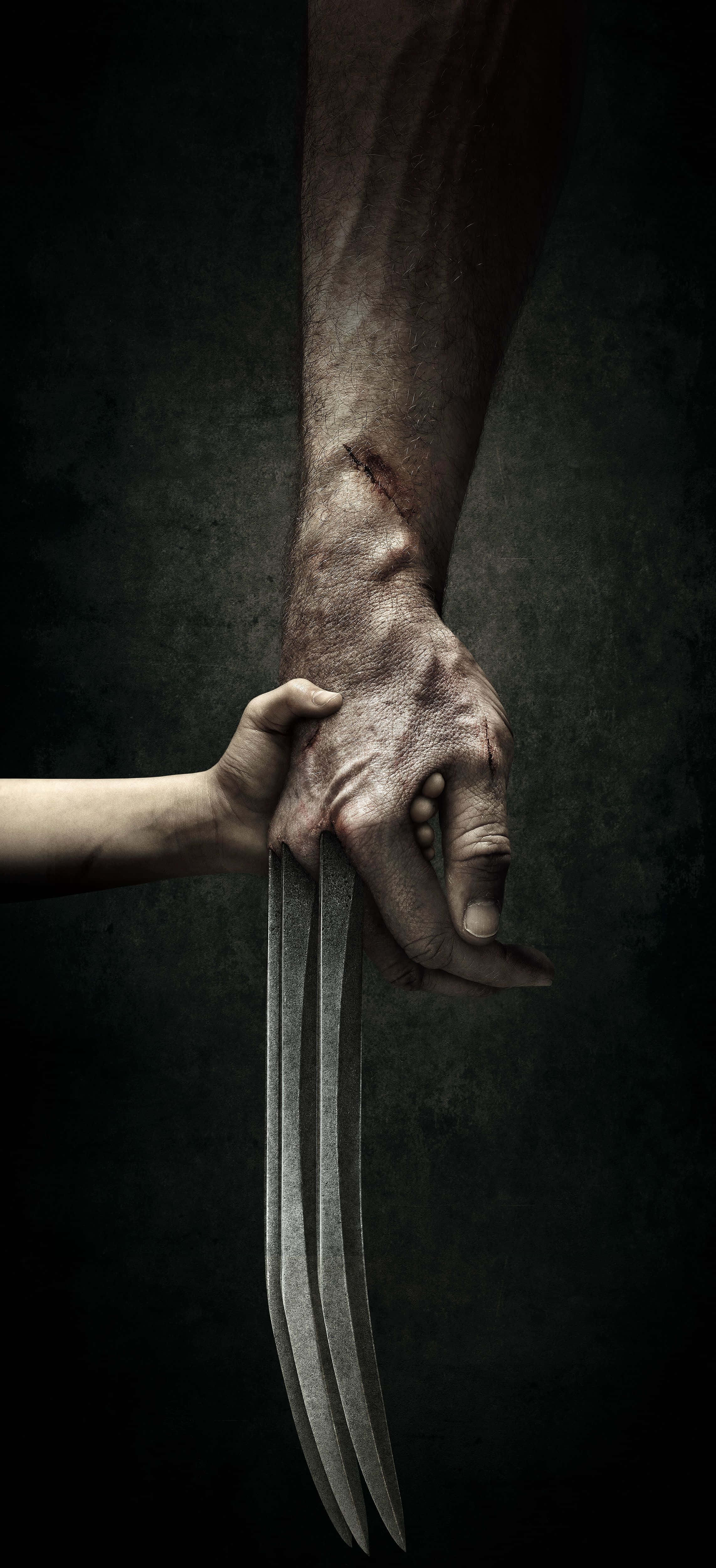 2284x5000 Download Adamantium Metal of Marvel Universe Wallpaper
