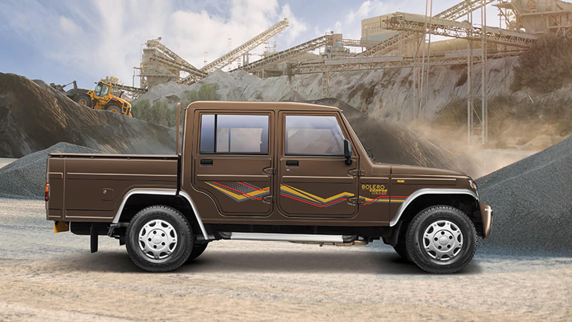 1920x1080 Mahindra Bolero 2019 Camper Gold ZX 2WD Exterior Car Photo