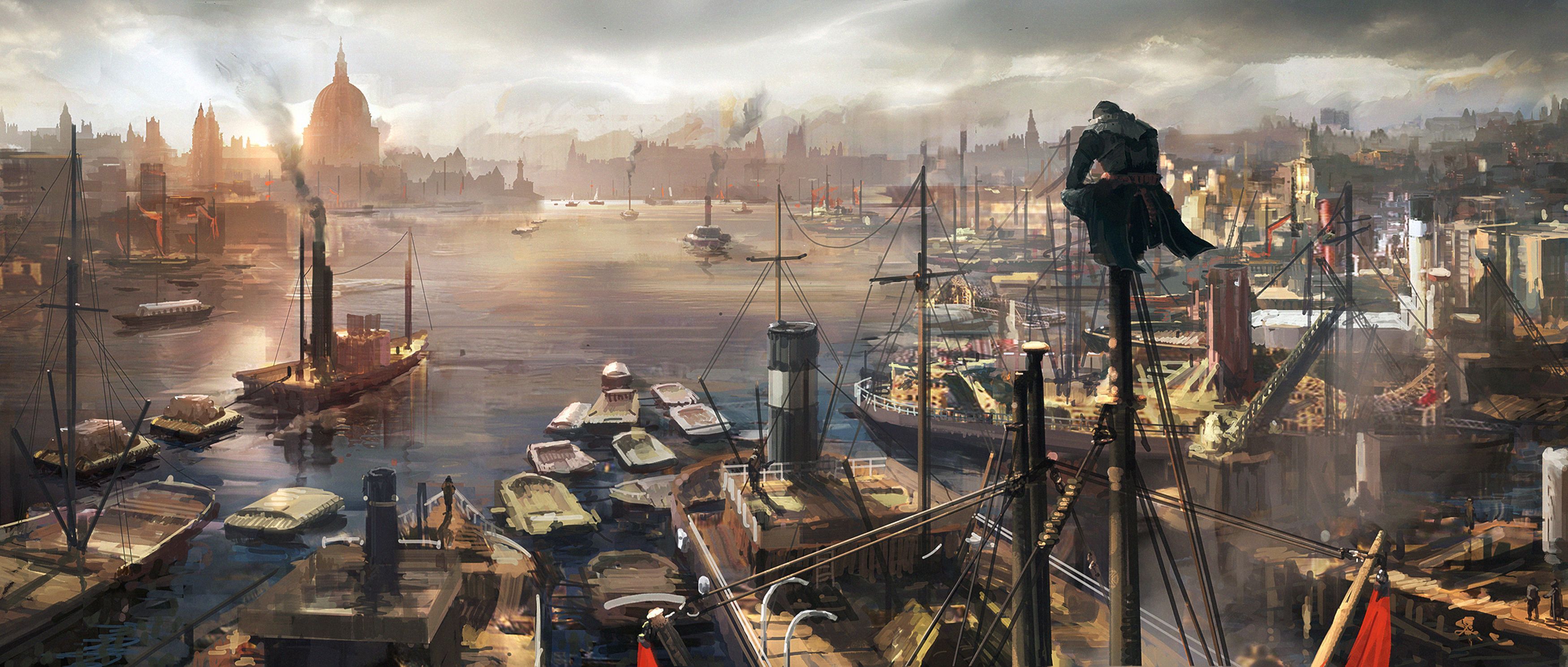 3500x1490 Industrial Revolution Wallpaper