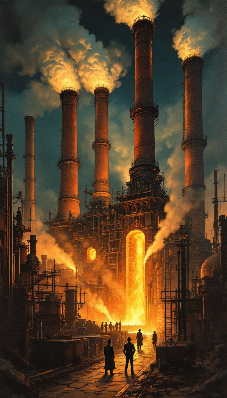 768x1344 Download Industrial Gothic Glory Image, Gothic, Steampunk