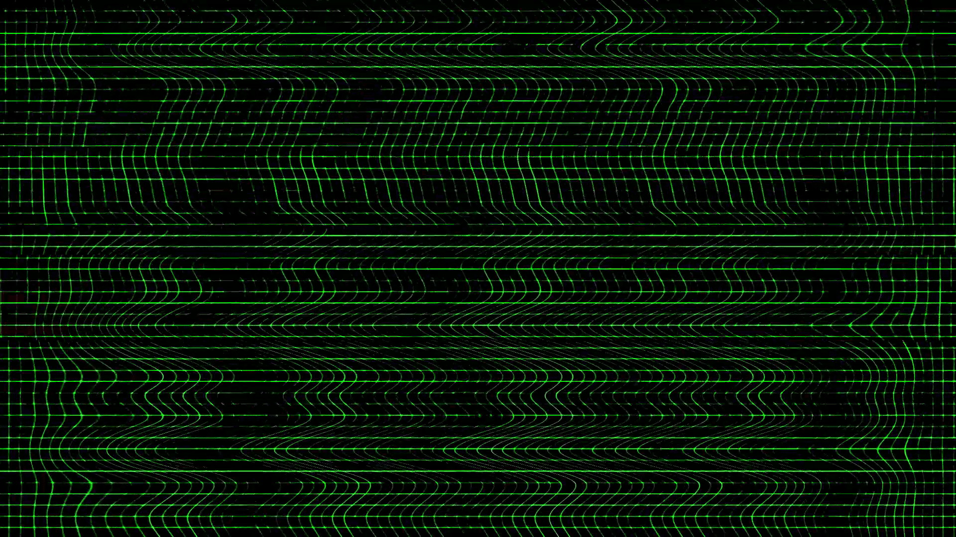 1920x1080 Green Distorted Glitch Grid Effect Loop