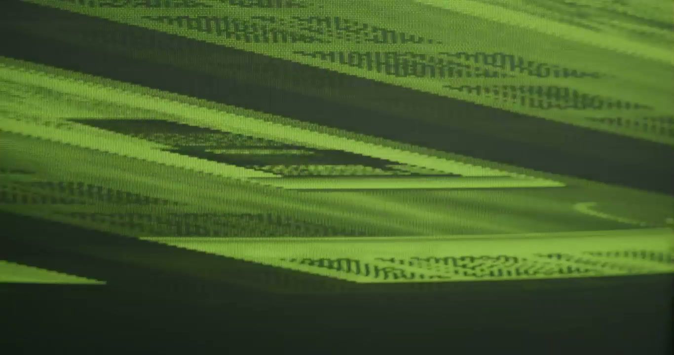 1366x720 Green Digital Glitch Effect • Stock Video on Uppbeat