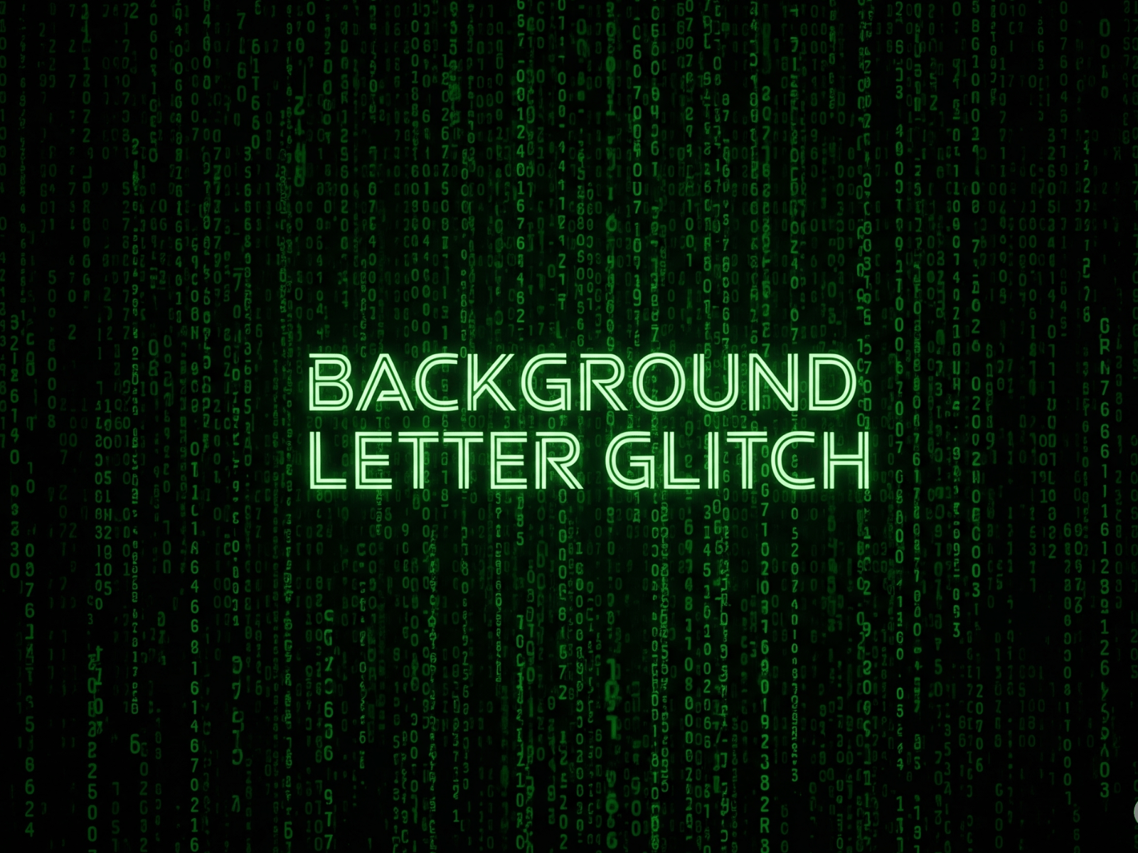 1600x1200 Letter Glitch BG