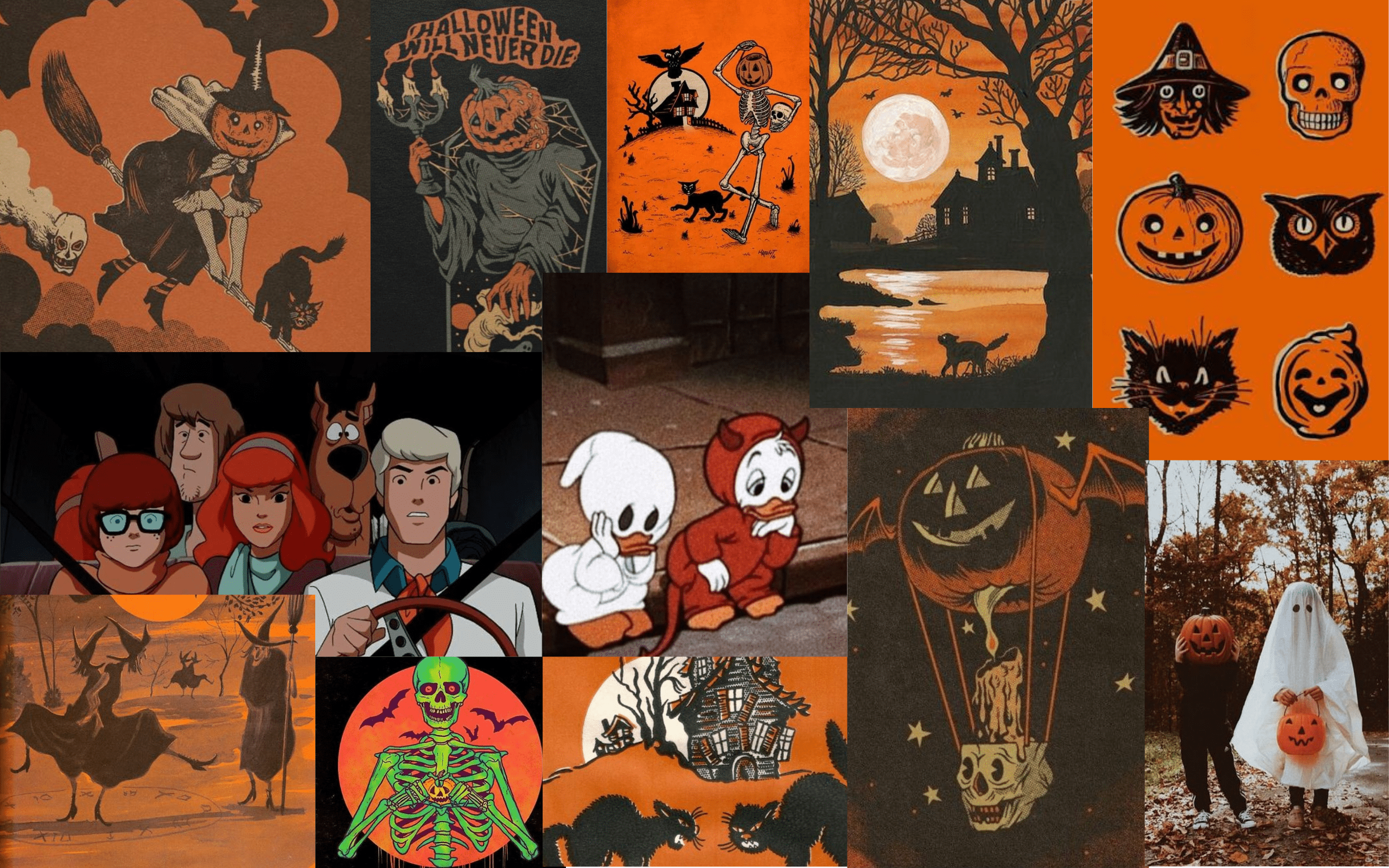 2560x1600 Vintage Halloween Computer Wallpaper