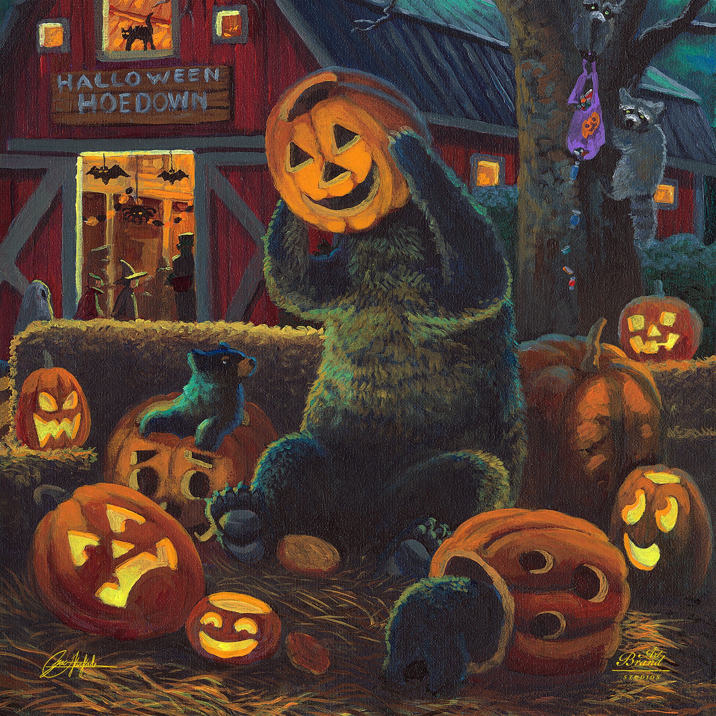 3000x3000 Halloween Mischief x 14 Gallery Wrapped Canvas Gallery Wrapped Canvas from Wild Wings