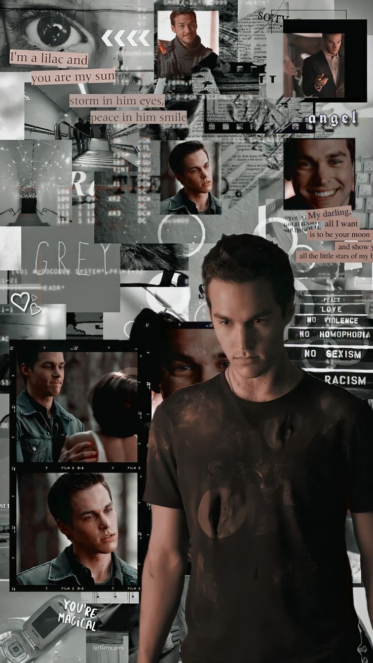 736x1308 Kai parker wallpaper Tvd ( The vampire diaries)