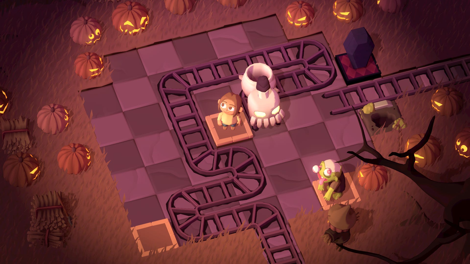 1920x1080 Puzzle game Spooky Express is a Game of the Year contender