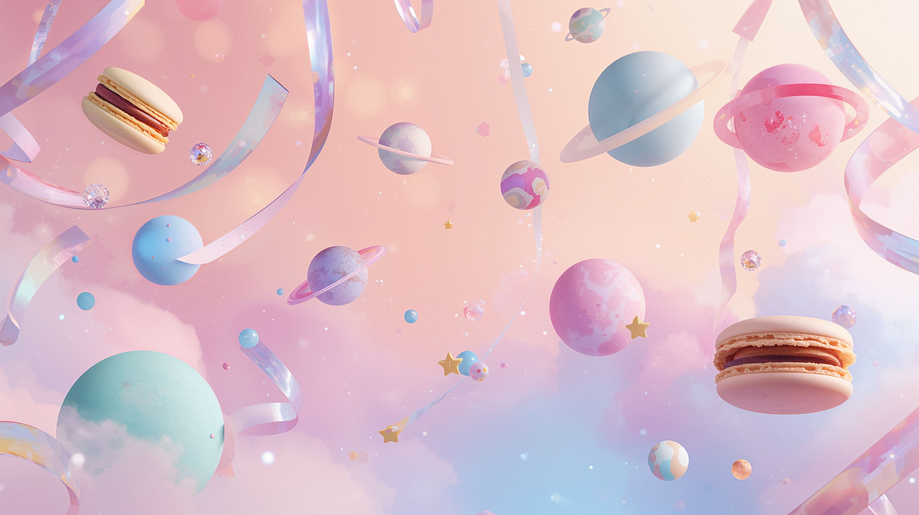 3200x1792 Cute Pastel Wallpaper for Every Device