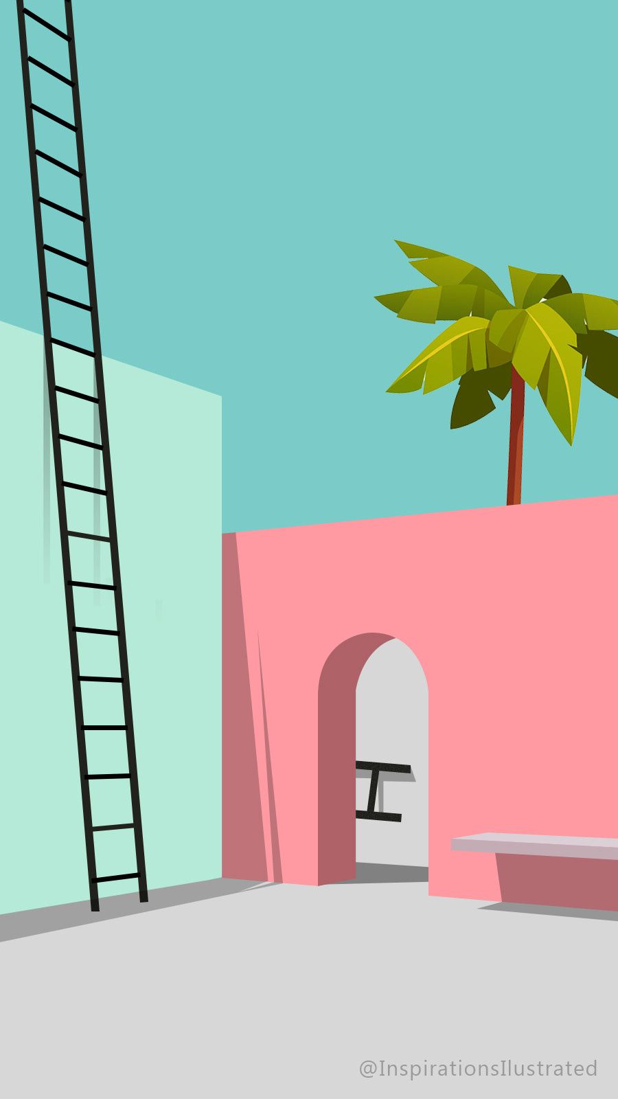 900x1600 Pastel Architecture Wallpaper - Behance