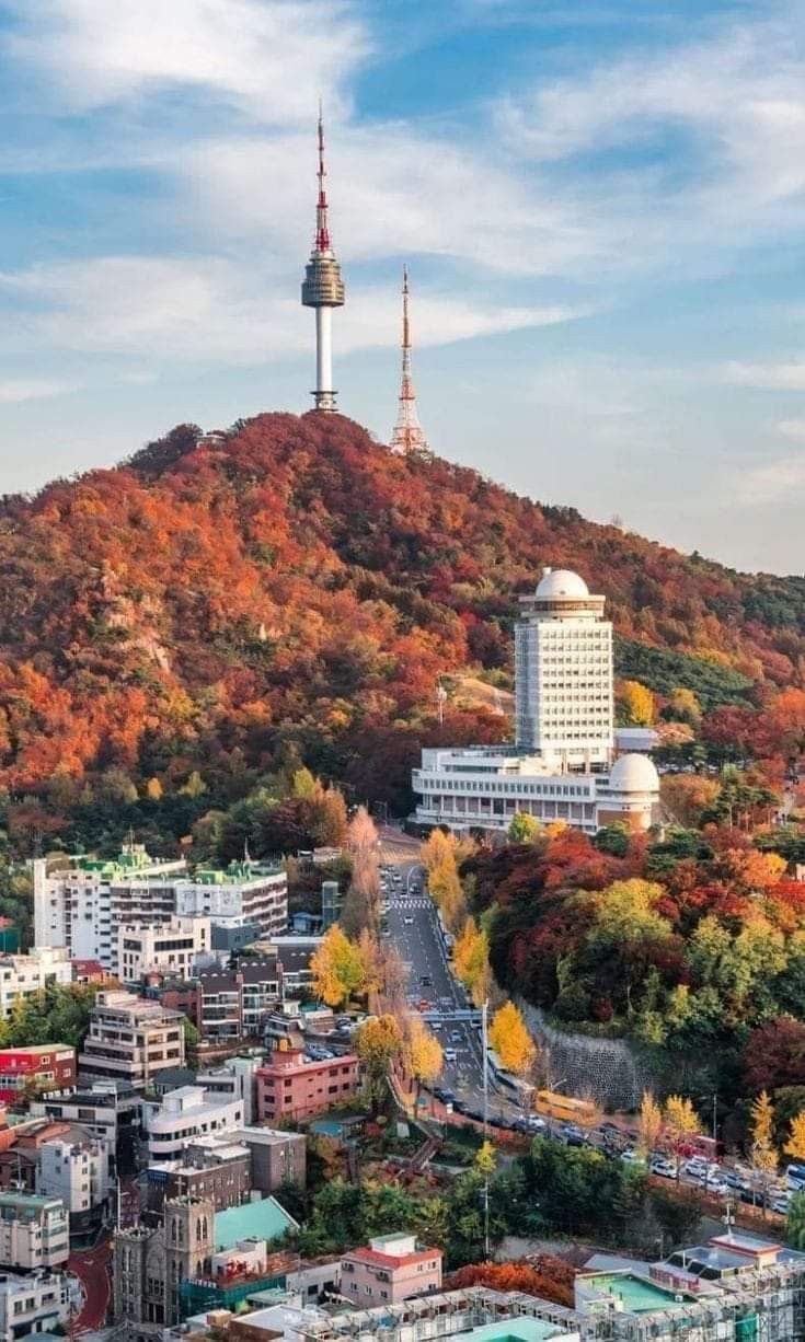 735x1226 Korean fall wallpaper. Seoul fall aesthetic, South korea wallpaper, Korea views