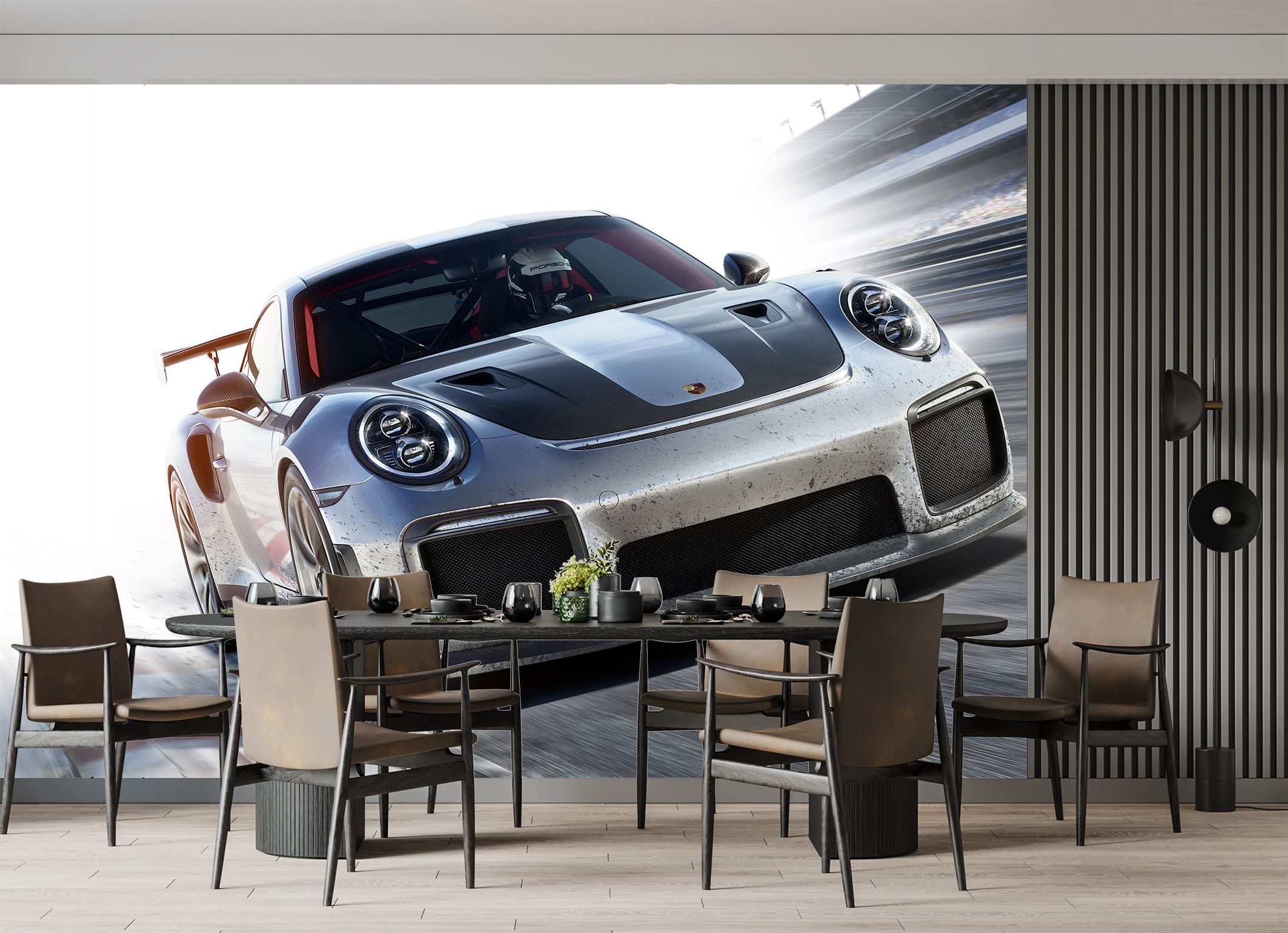 2126x1540 Porsche Sport Car Wall Mural, Boys Room Decor
