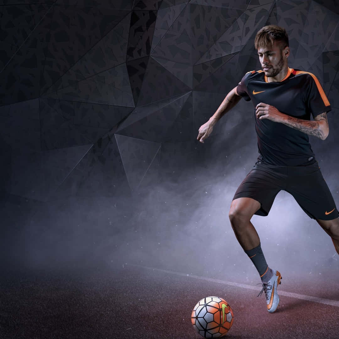 1080x1080 Download Neymar Ultra HD Nike Hypervenom Phantom II Wallpaper