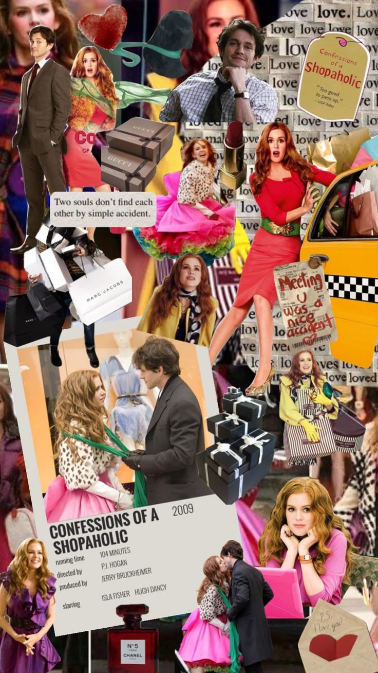 736x1308 Check out mikaylavianna's Shuffles #confessionofashopaholic #movies #myfirstshuffle #collage #shuffles #aesthetic #love. Rom com aesthetic wallpaper