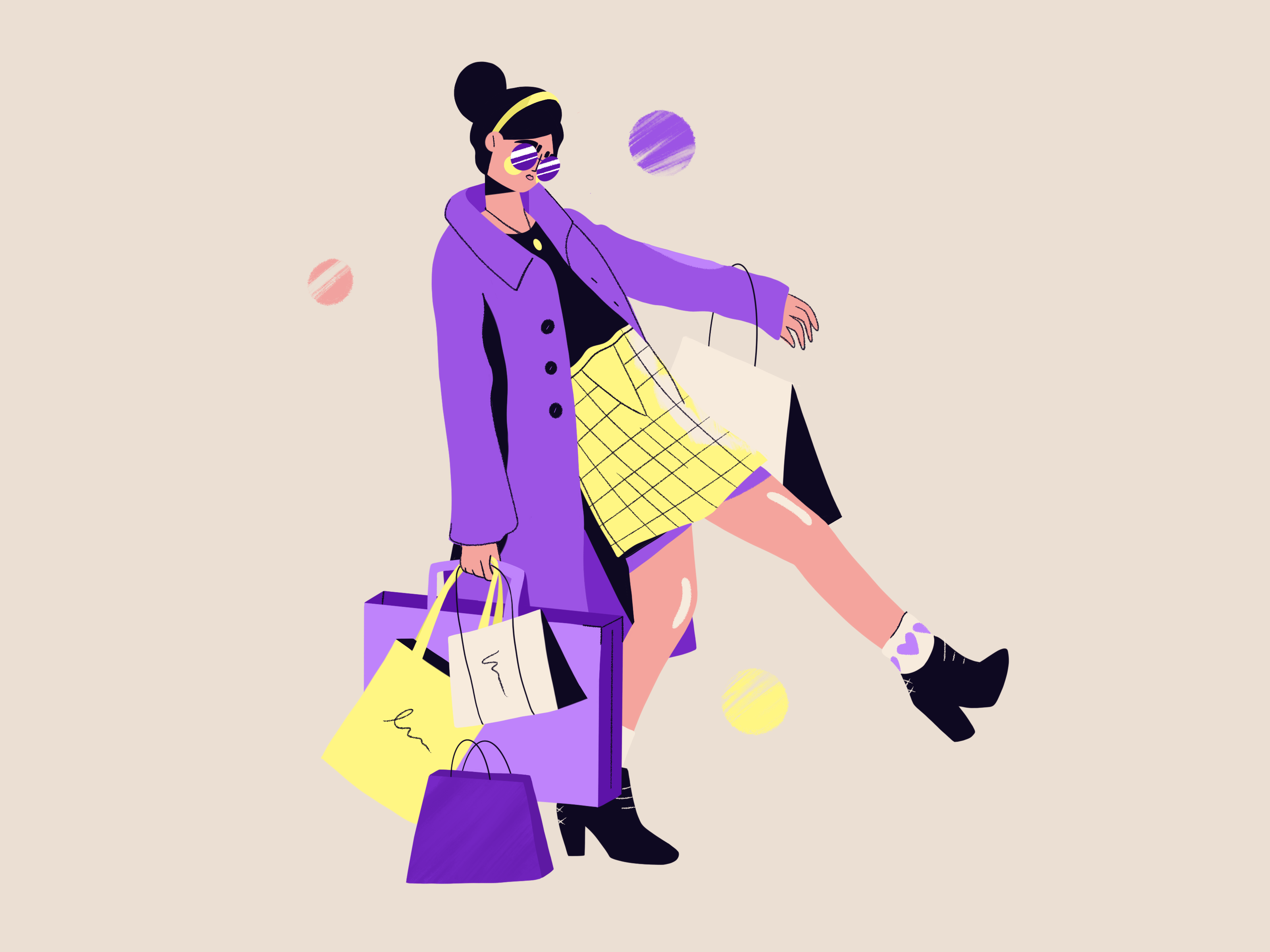 3200x2400 shopaholic confessions by studiokat on Dribbble