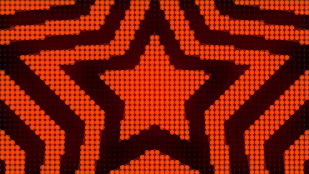 1280x720 Orange Y2k Wallpaper