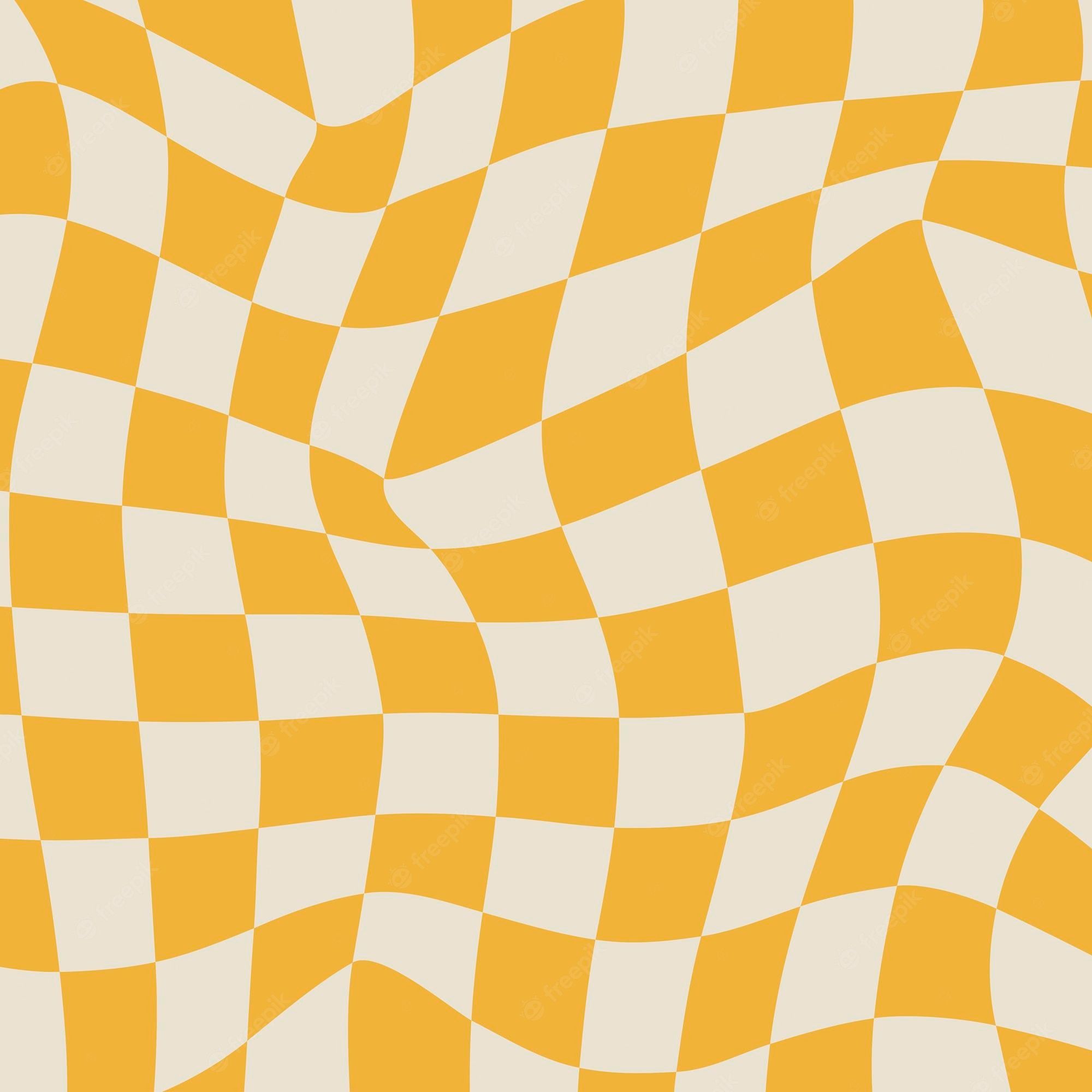 2000x2000 Yellow Y2k Wallpaper