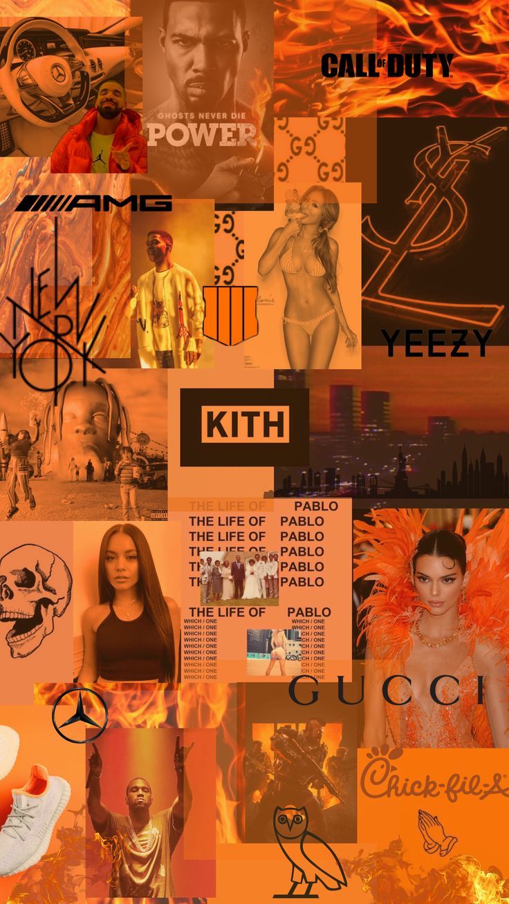 736x1308 Orange Aesthetic