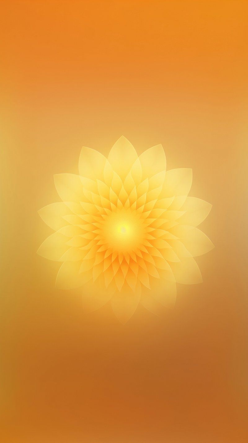 800x1427 Sunflower flat shape Y2k Aura. Premium Photo Illustration
