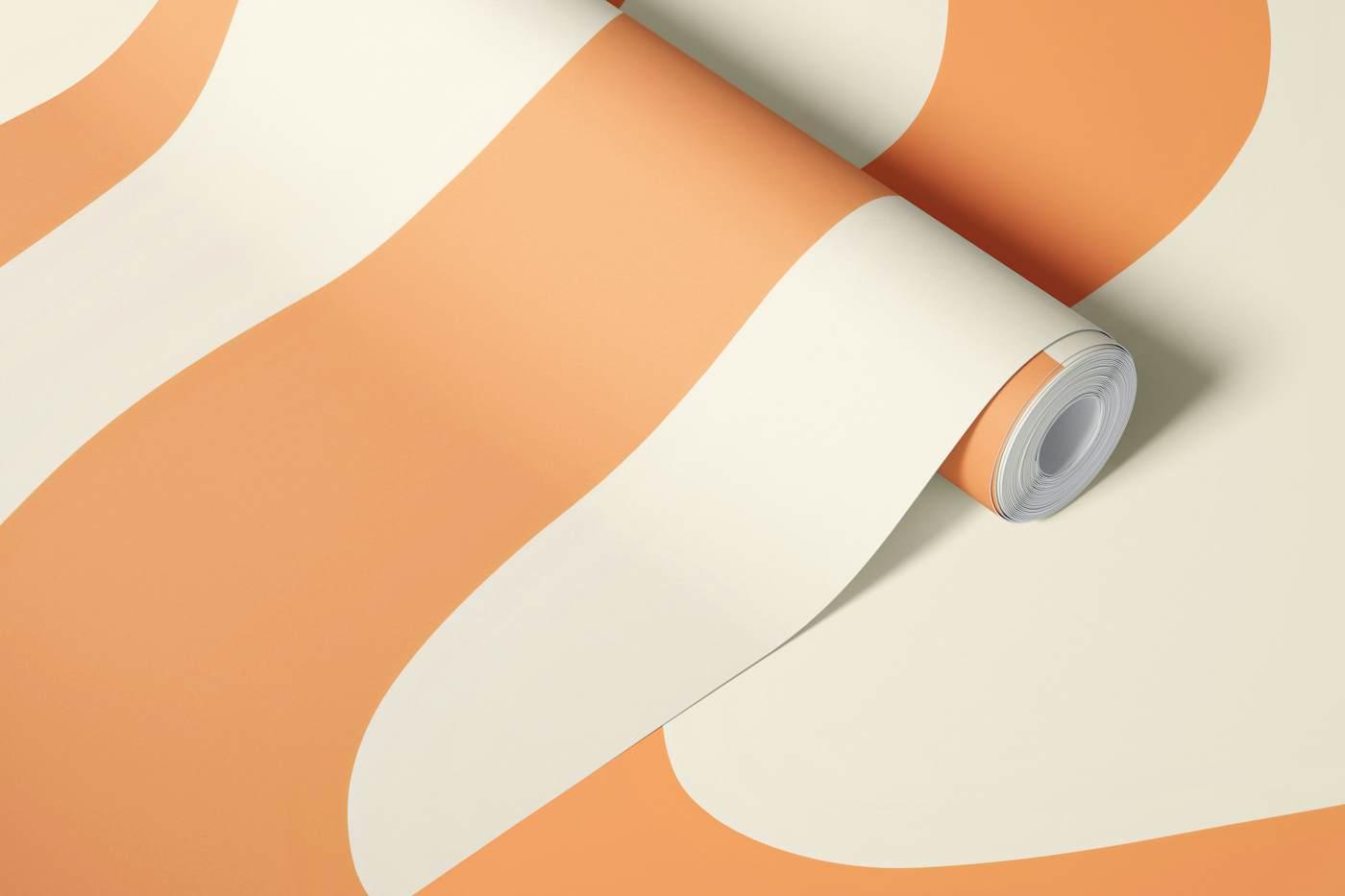 1400x933 Orange Retro Groovy Wallpaper