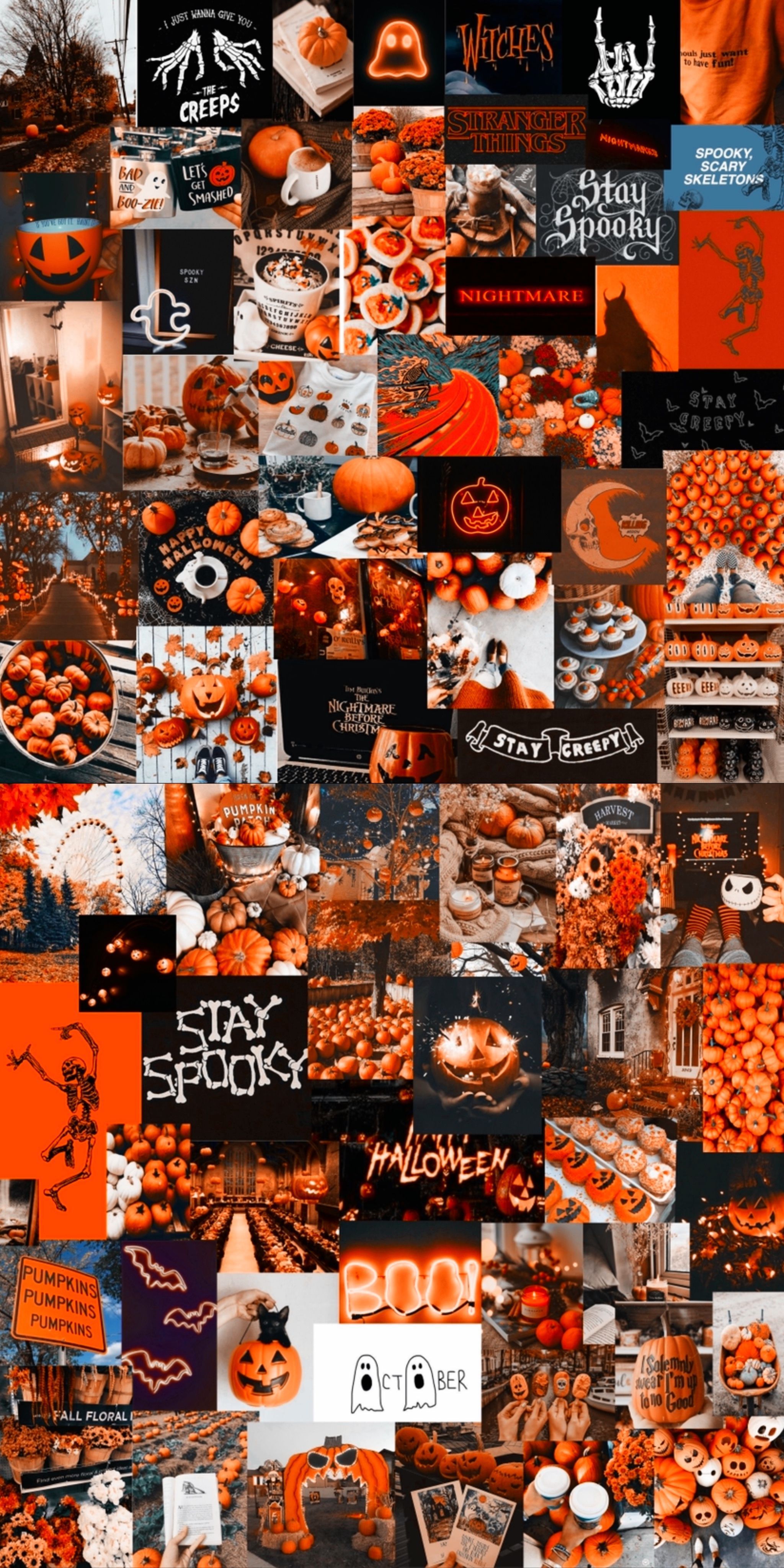 2048x4096 Y2k Halloween Wallpaper