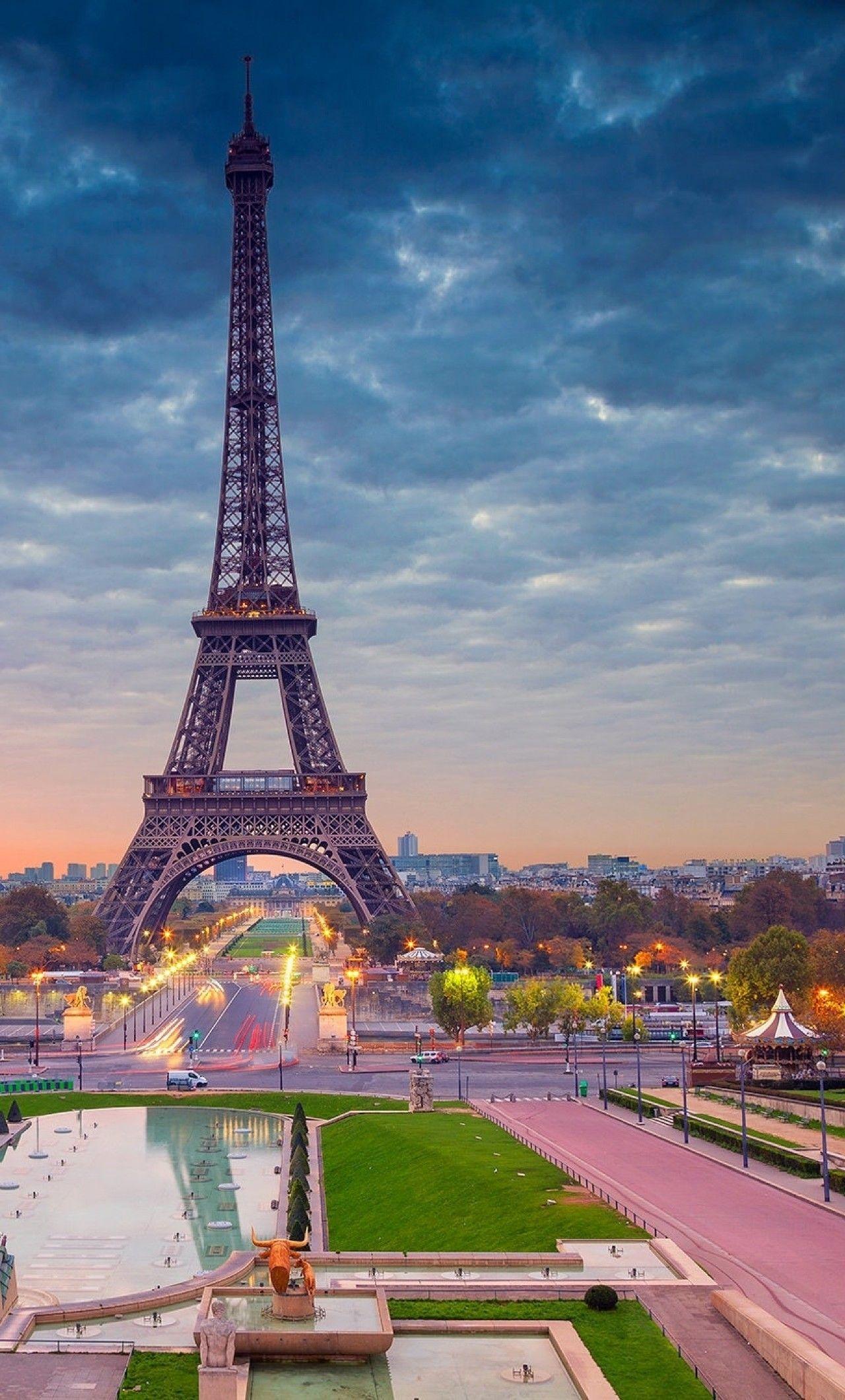 1280x2120 iPhone Eiffel Tower Image HD Wallpaper