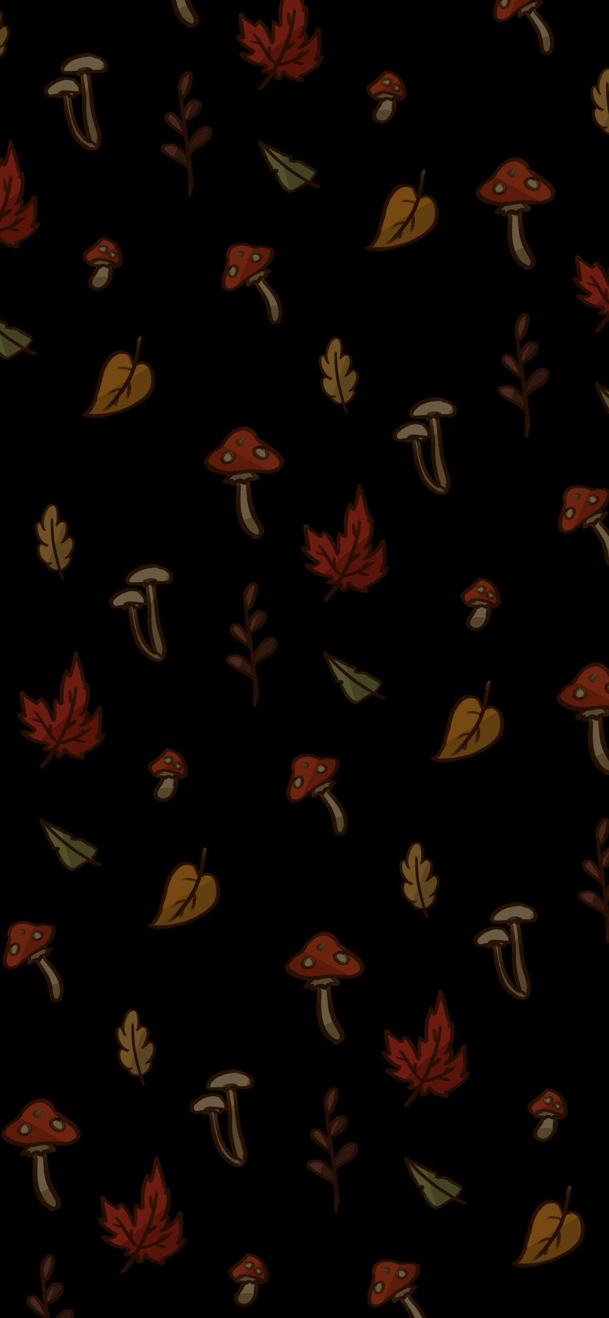 1183x2560 Witchy Fall Black Wallpaper Fall Wallpaper iPhone HD