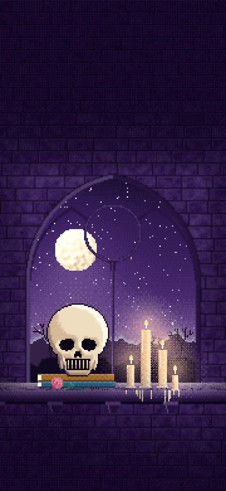 720x1560 Witchy Purple Wallpaper for iPhone & Desktop