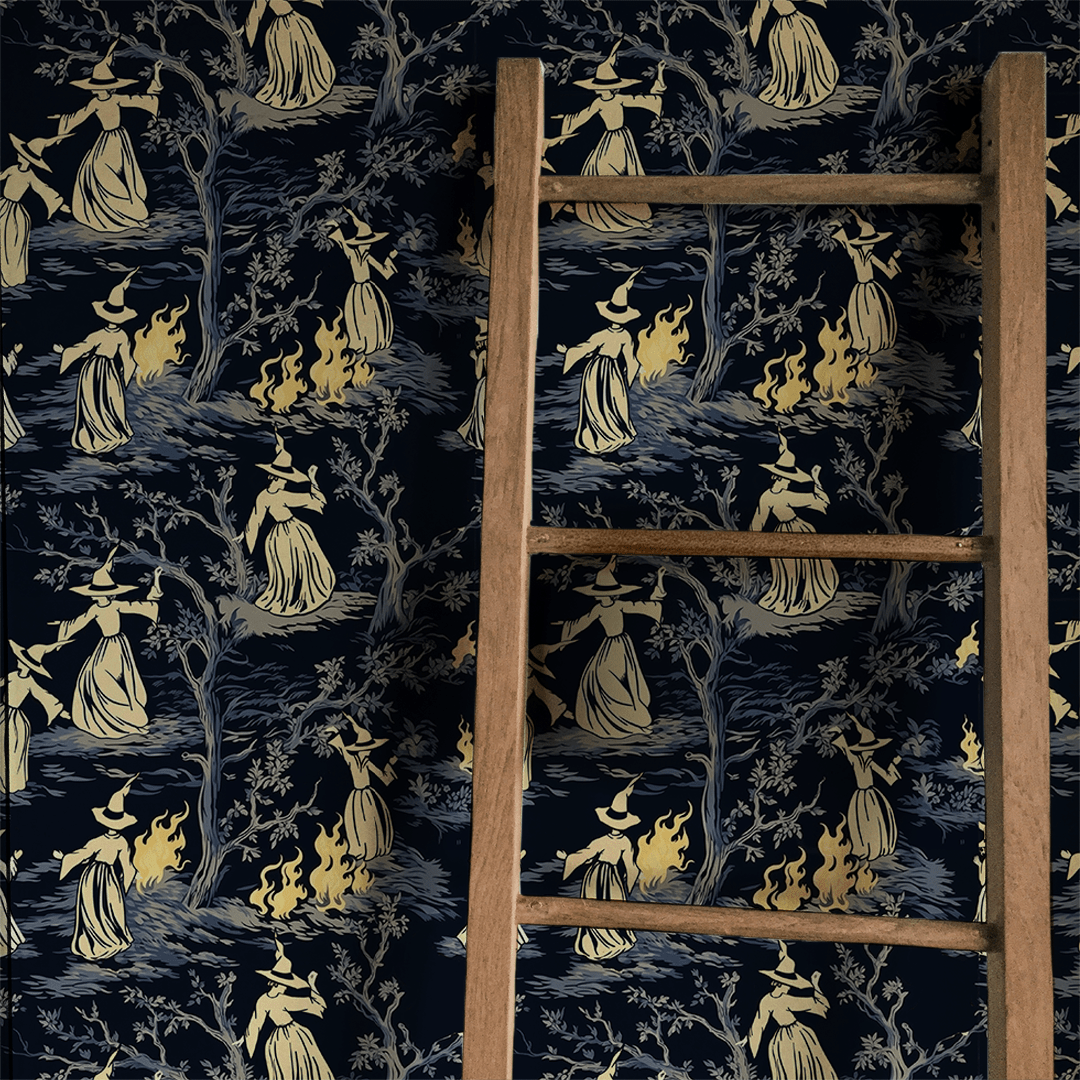 1080x1080 Dark Folklore Witchy Wallpaper. Midnight Coven Grove