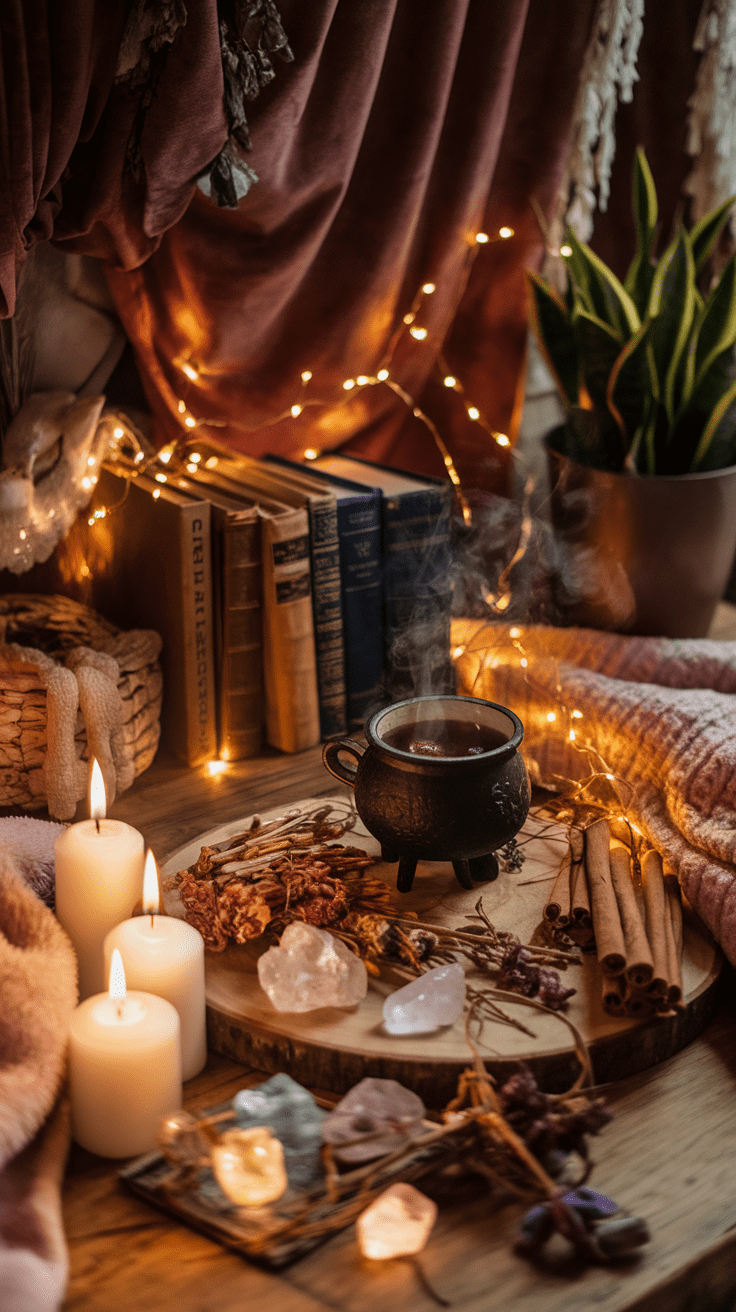 736x1312 How to Subtly Turn Your Home Into a Cozy Witchy Retreat