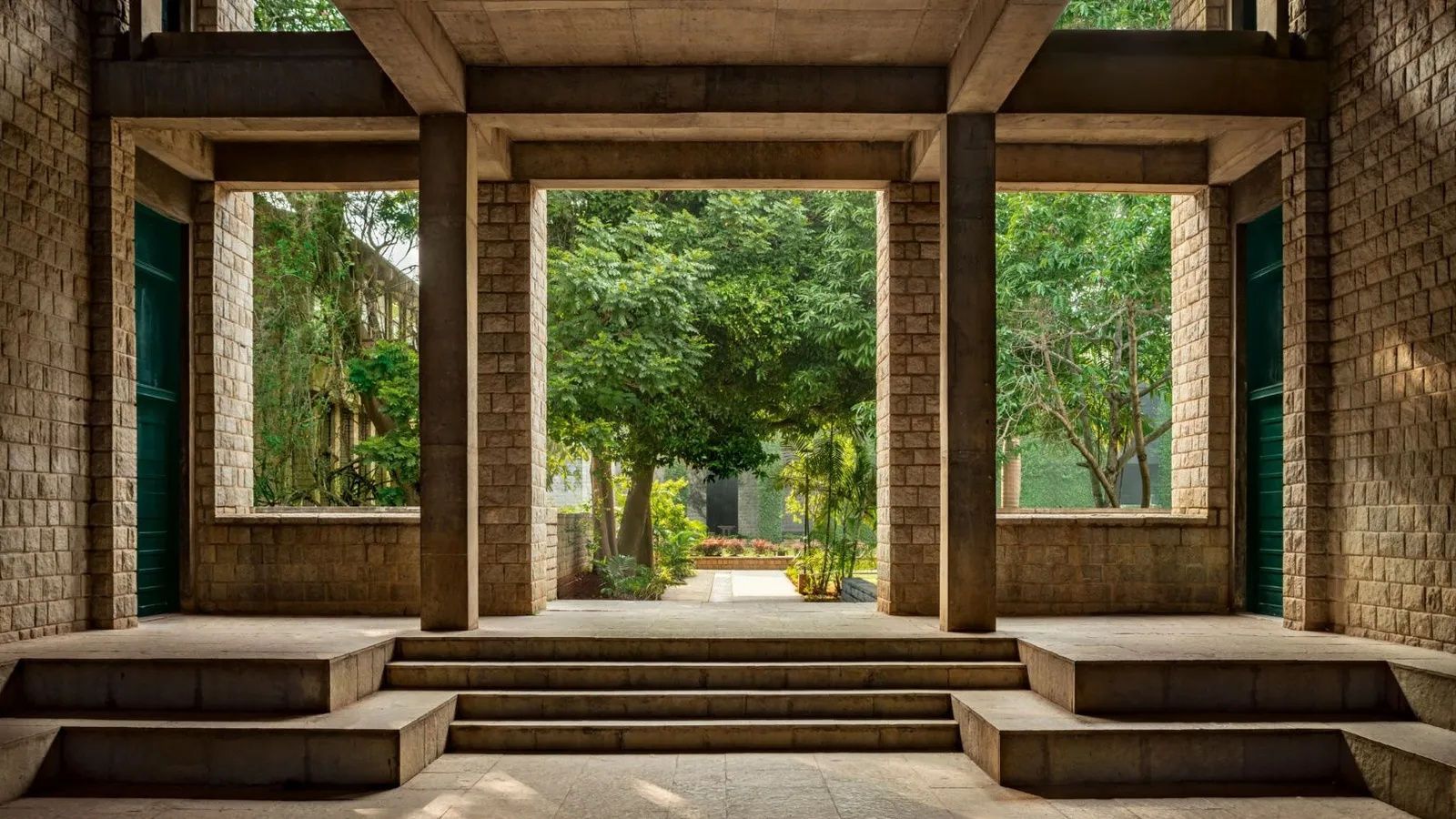1600x900 Inside IIM Bangalore, where BV Doshi's architecture is at one with nature. Vadehra Art Gallery