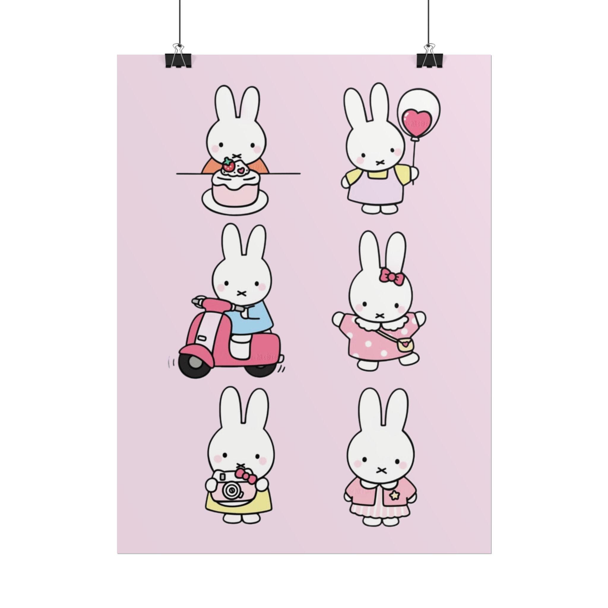 2048x2048 Pink Miffy Print
