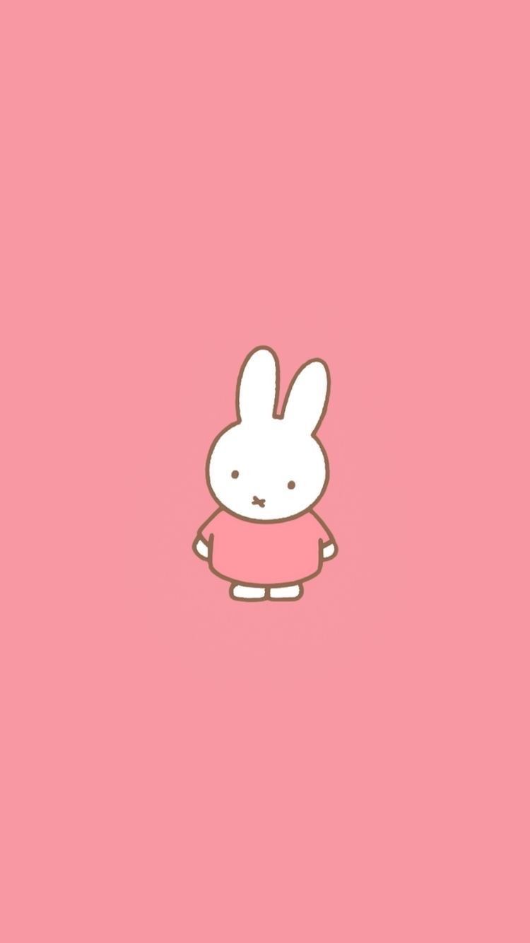 750x1333 Miffy iPhone Wallpaper